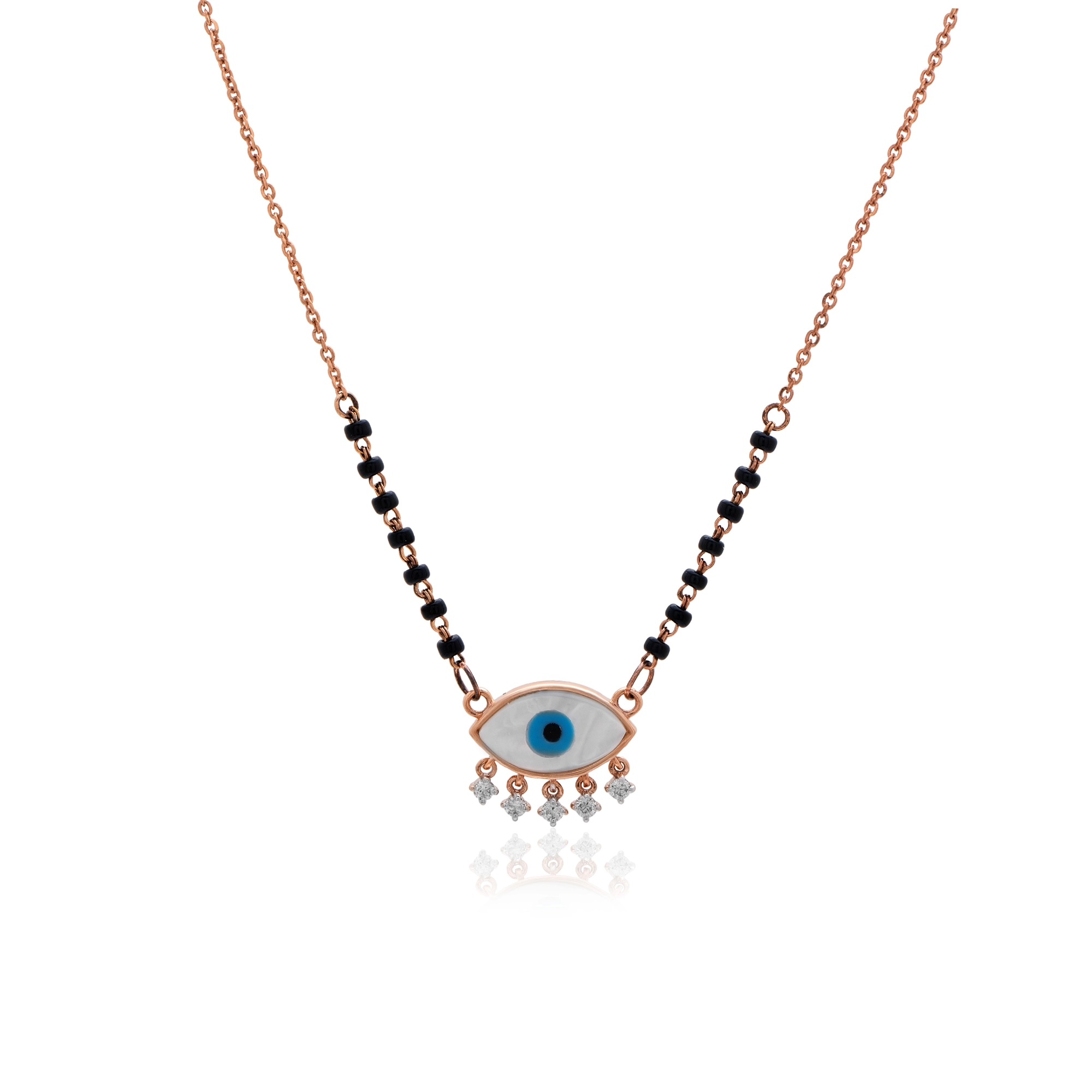 Rose Gold Diamond Necklace