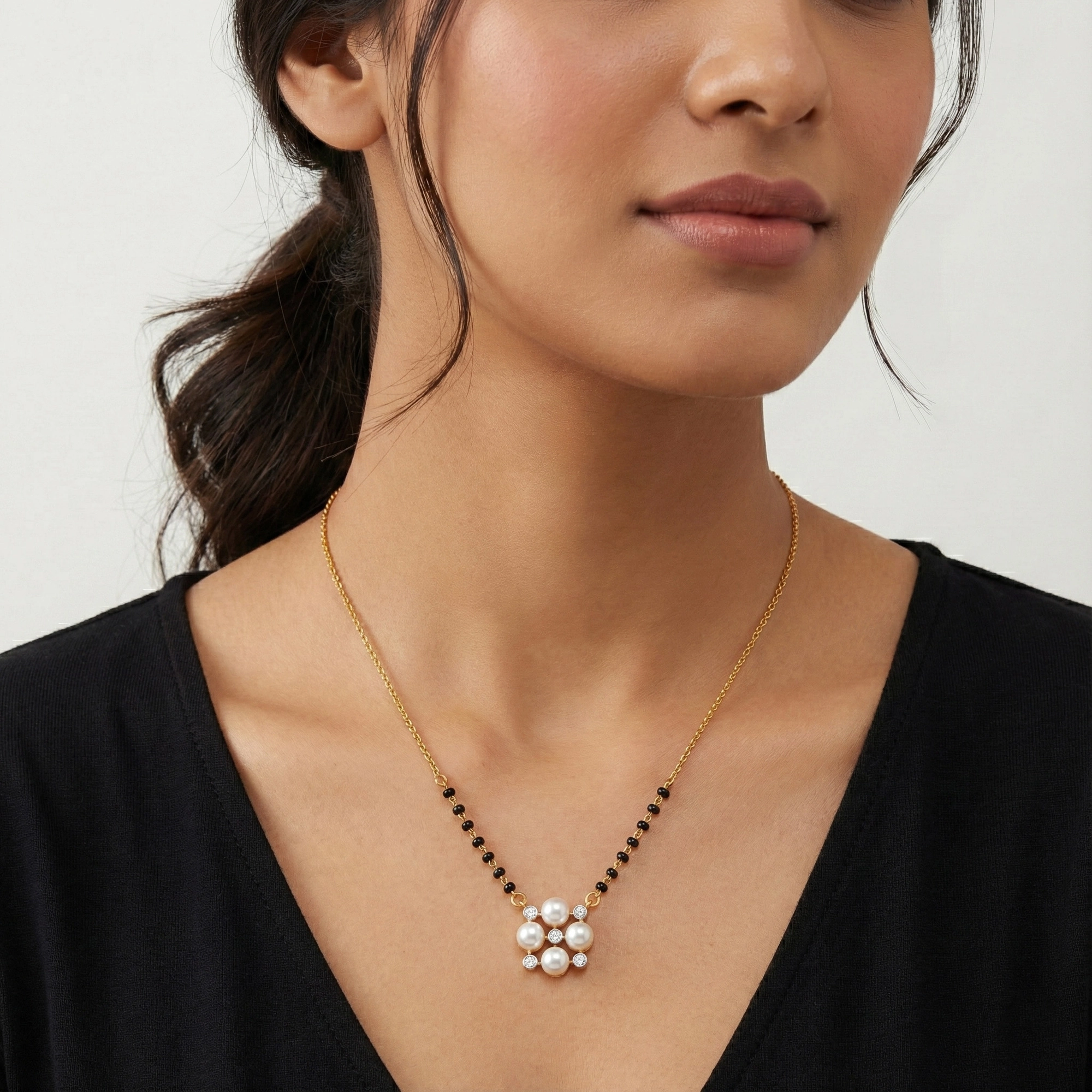 Yellow Gold Diamond Necklace