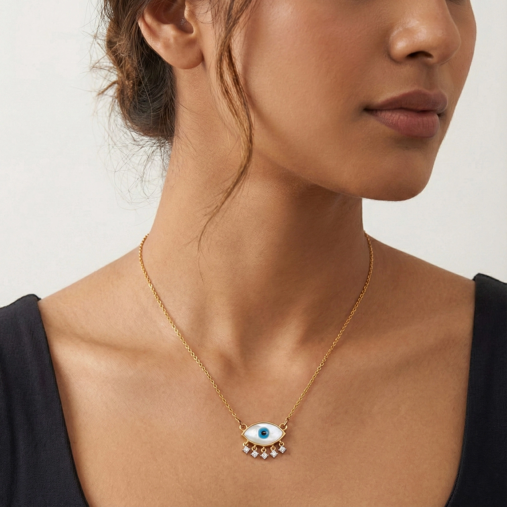 Yellow Gold Diamond Necklace