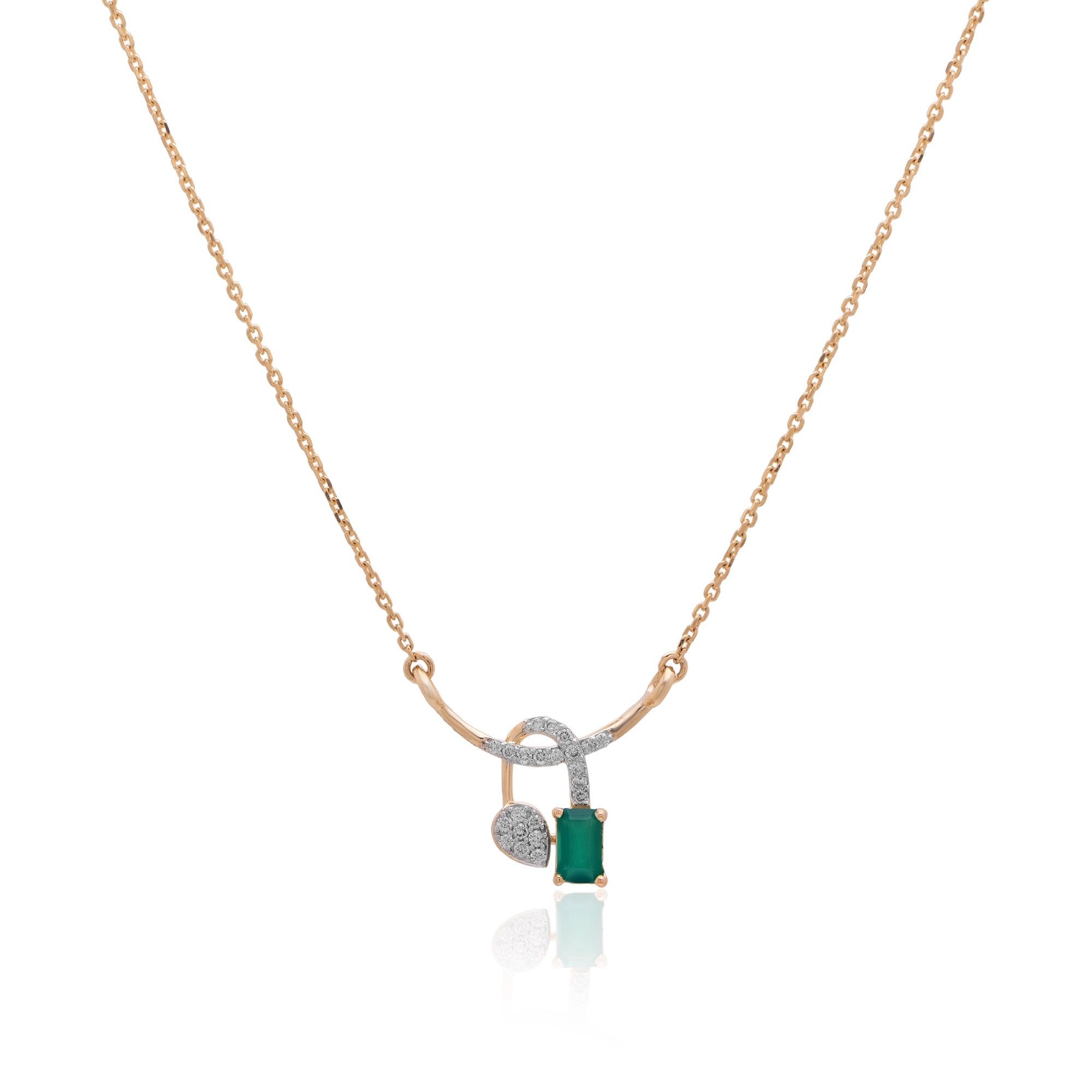 Yellow Gold Diamond Necklace