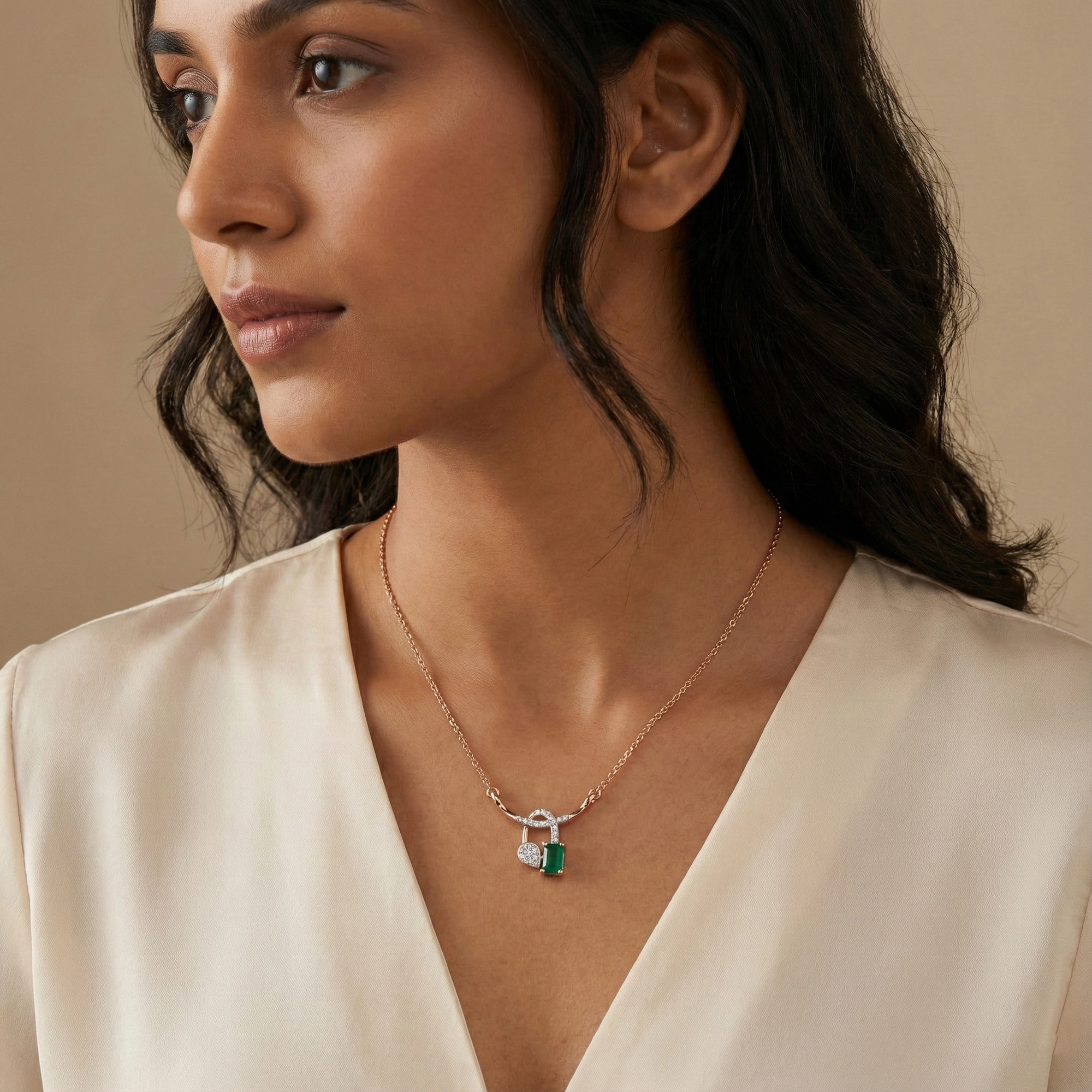 Yellow Gold Diamond Necklace