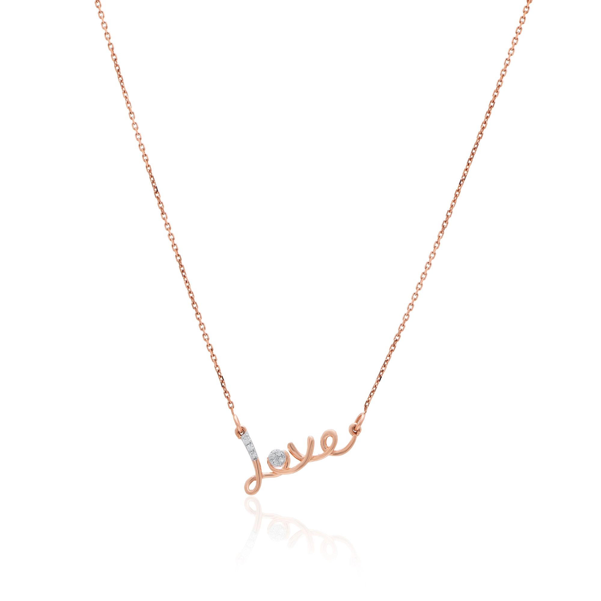 Rose Gold Diamond Mangalsutra thumbnail 3