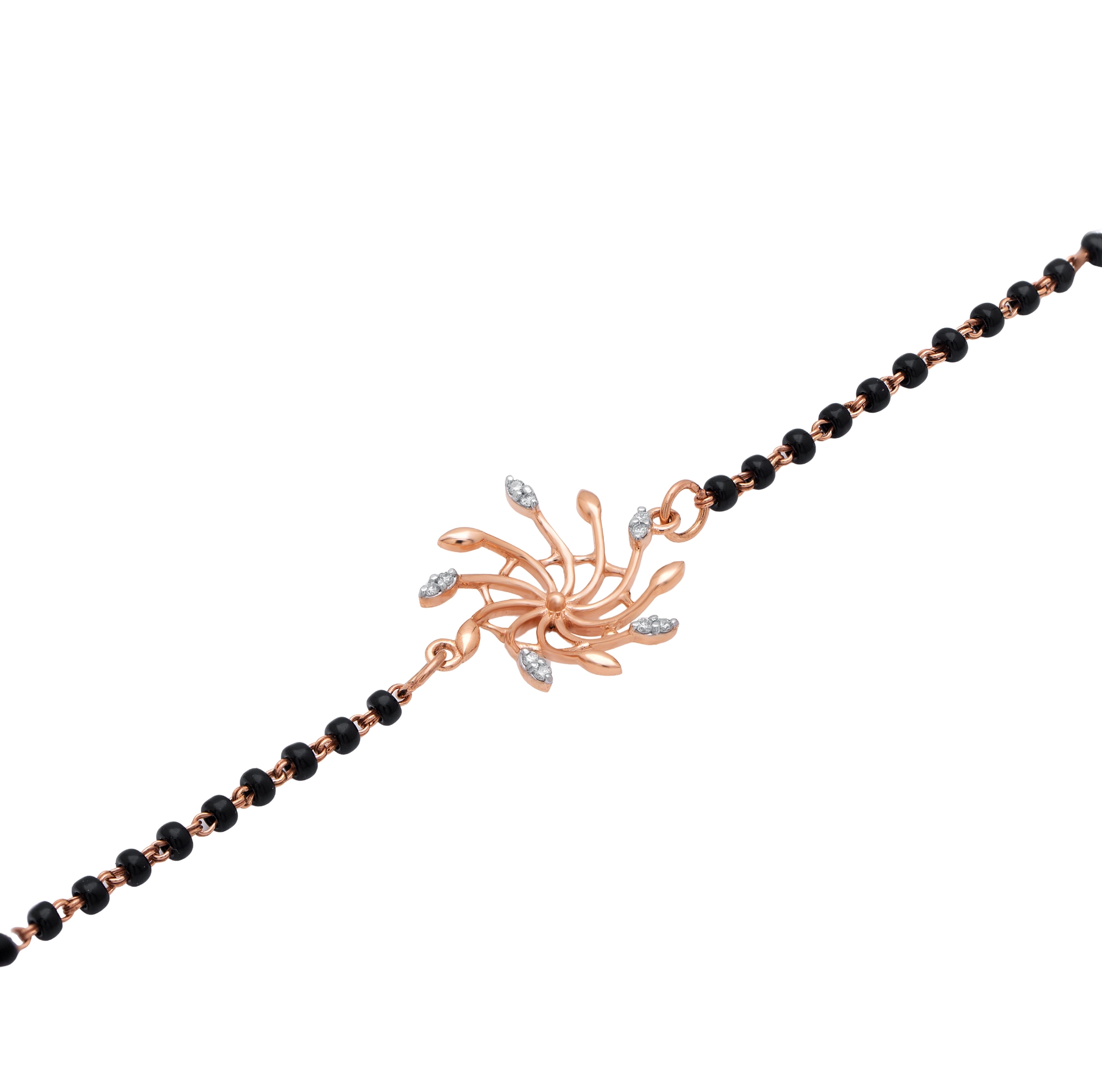 Rose Gold Diamond Mangalsutra