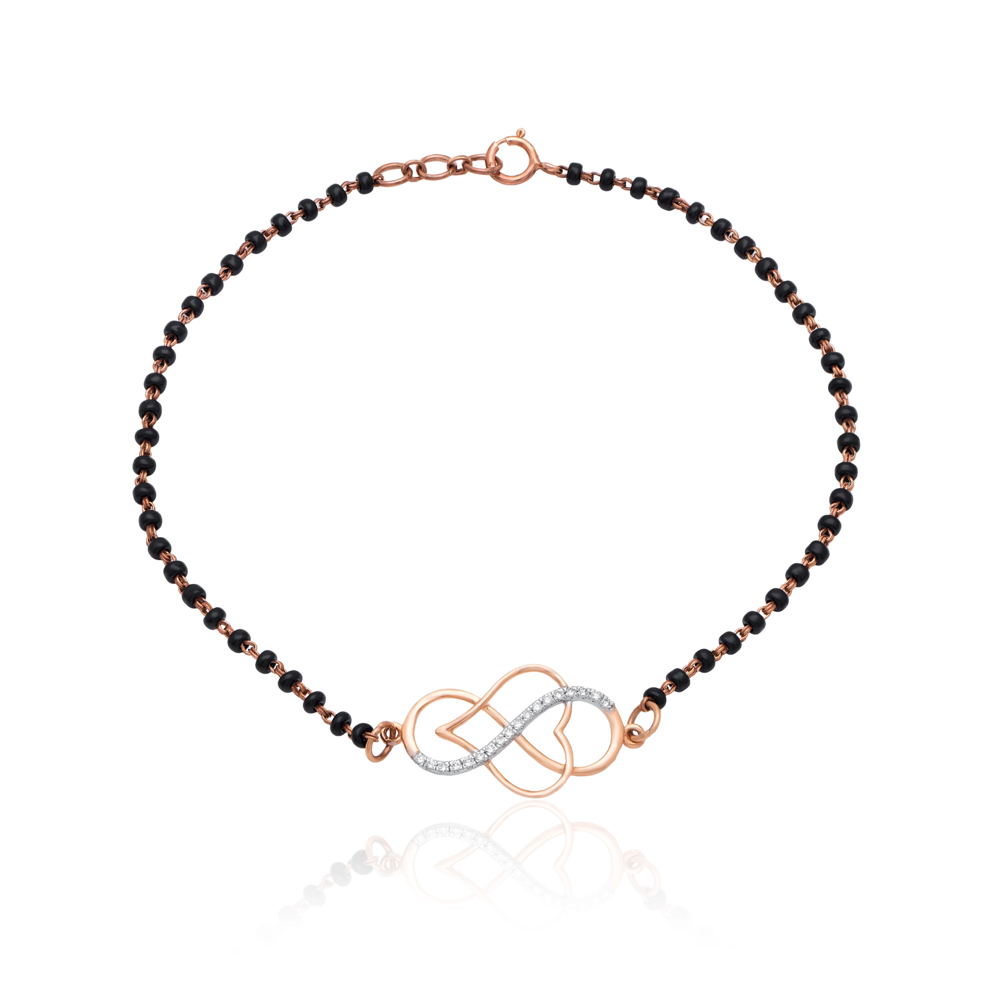Rose Gold Diamond Mangalsutra thumbnail 2