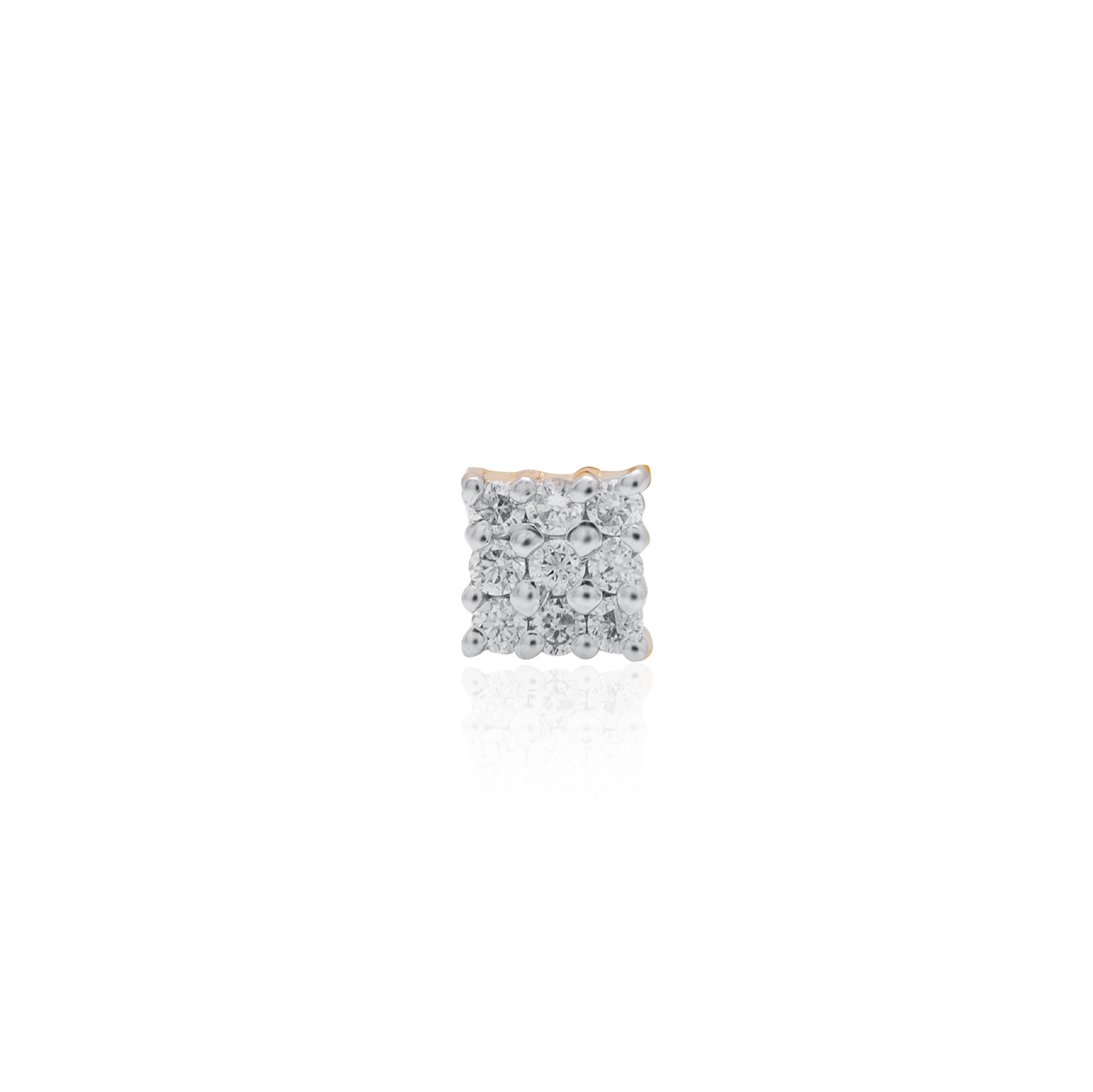 Yellow Gold Diamond Nose Pin thumbnail 2
