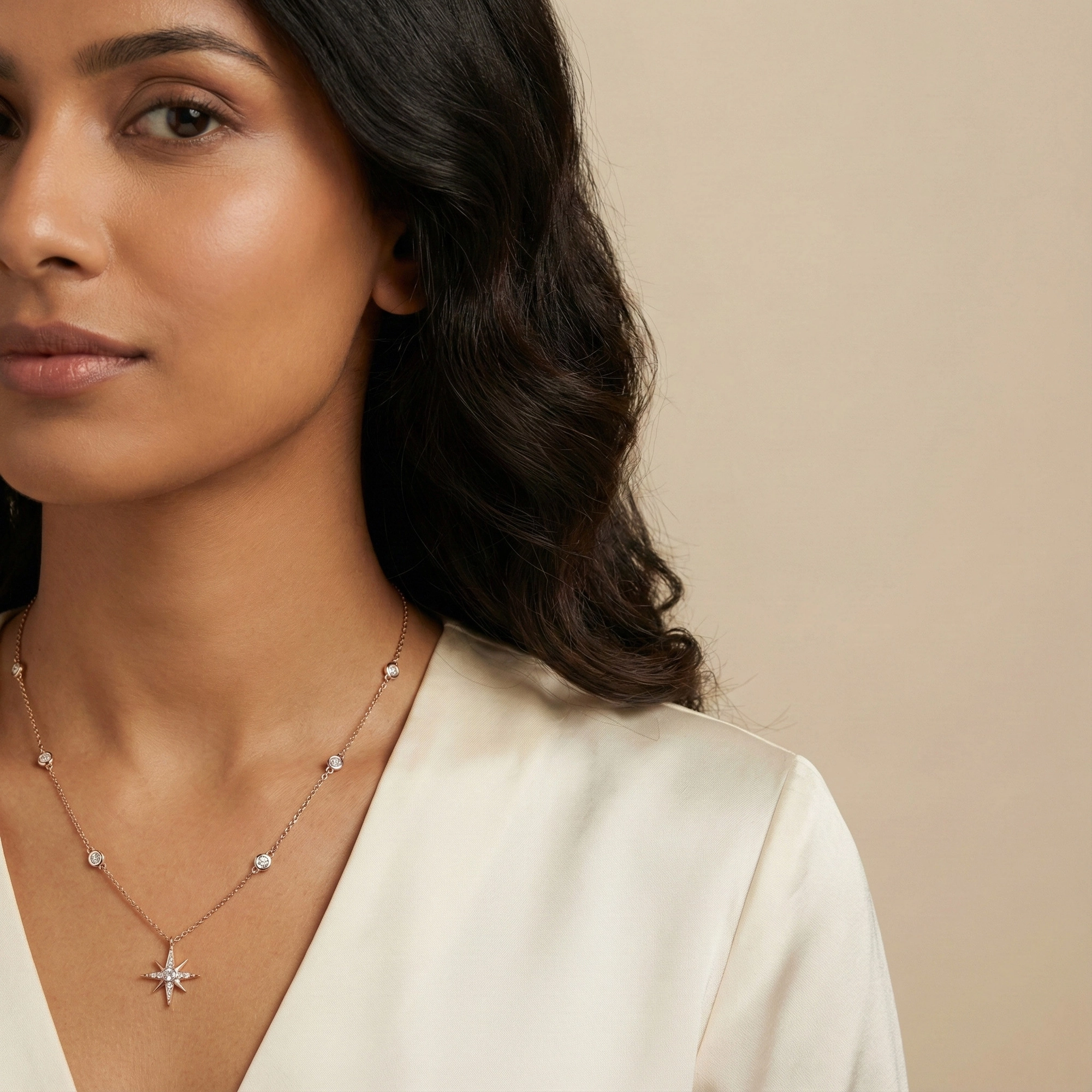 Yellow Gold Diamond Necklace