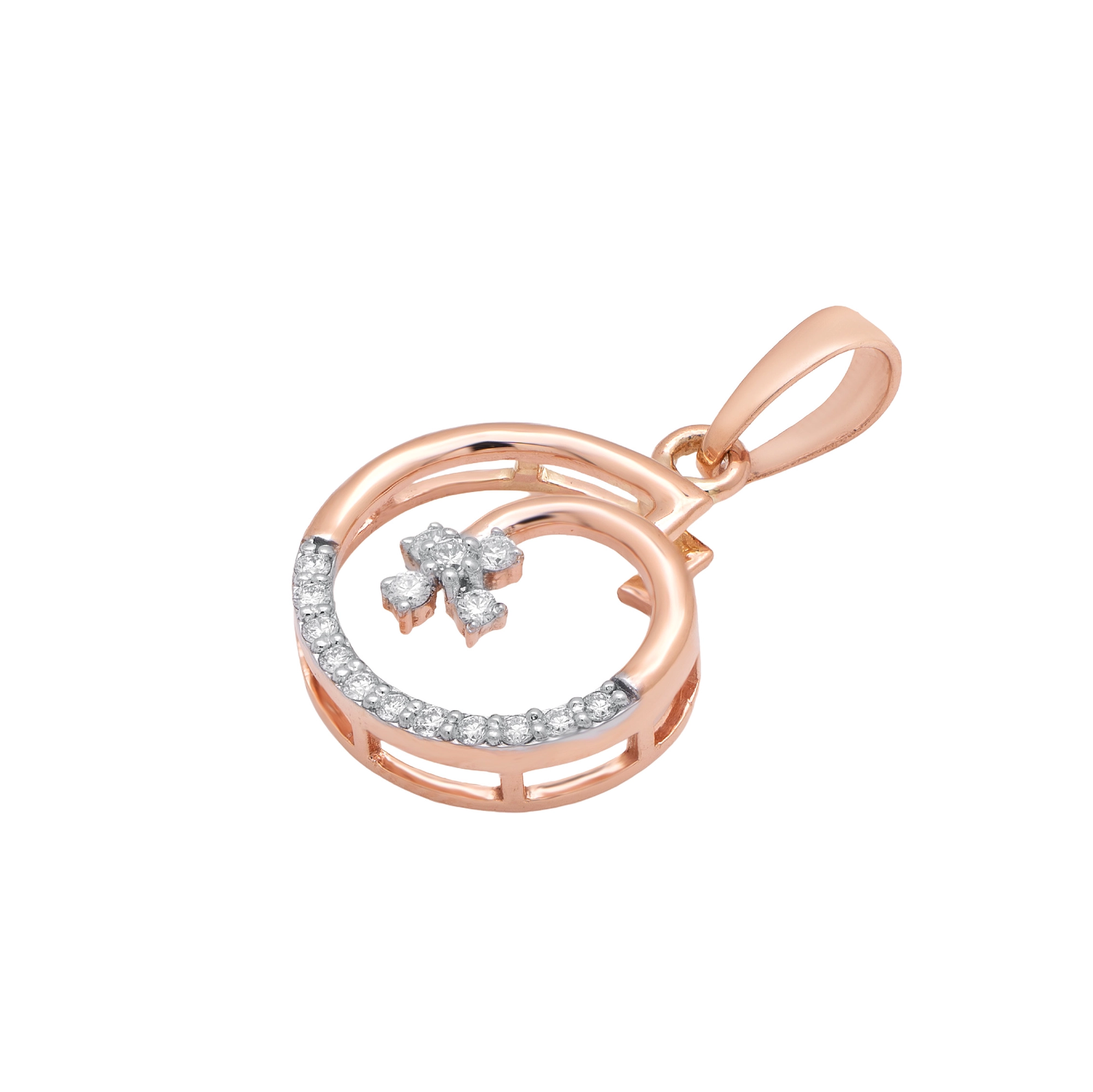 Yellow Gold Diamond Pendant thumbnail 2