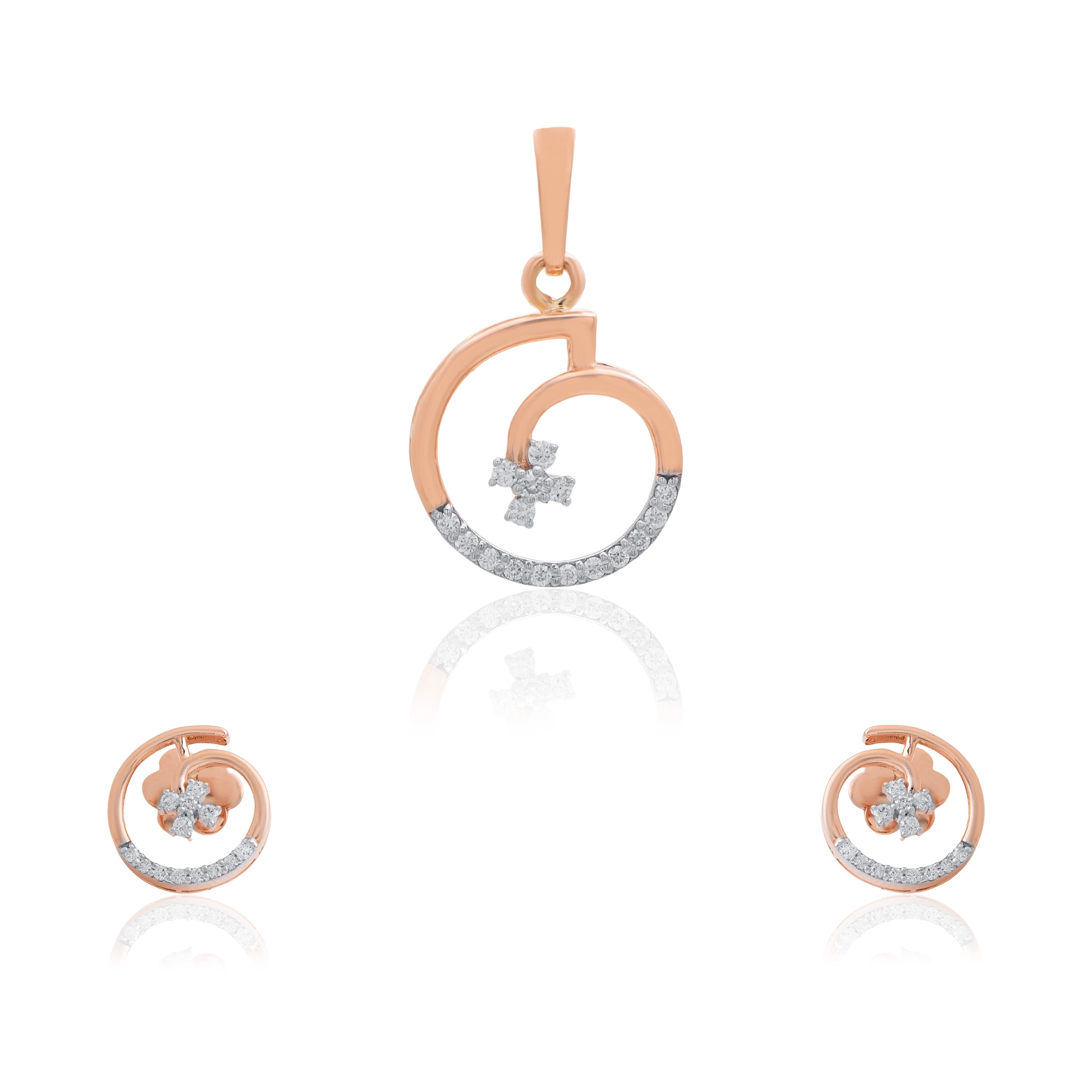 Yellow Gold Diamond Pendant thumbnail 3