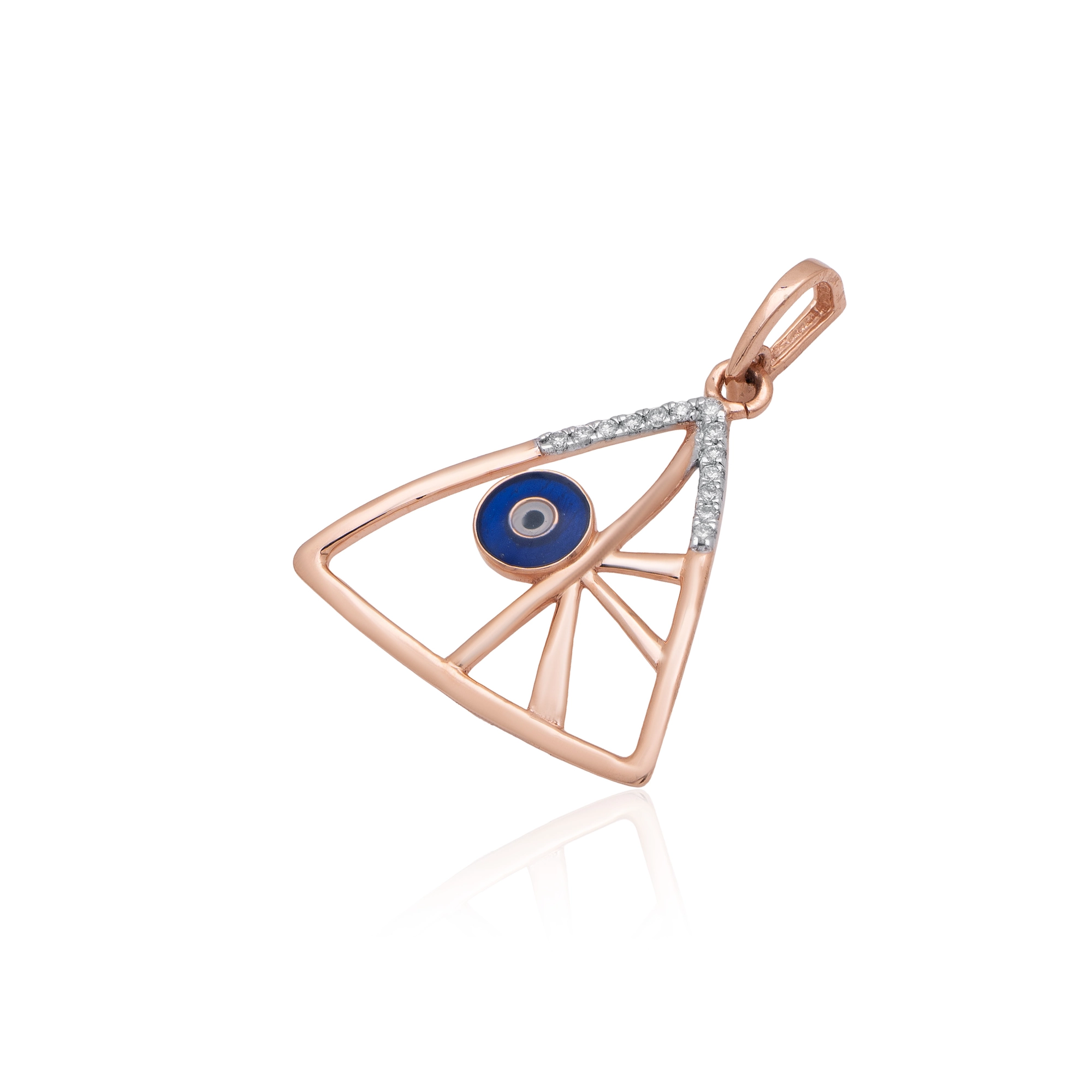 Rose Gold Diamond Pendant thumbnail 2