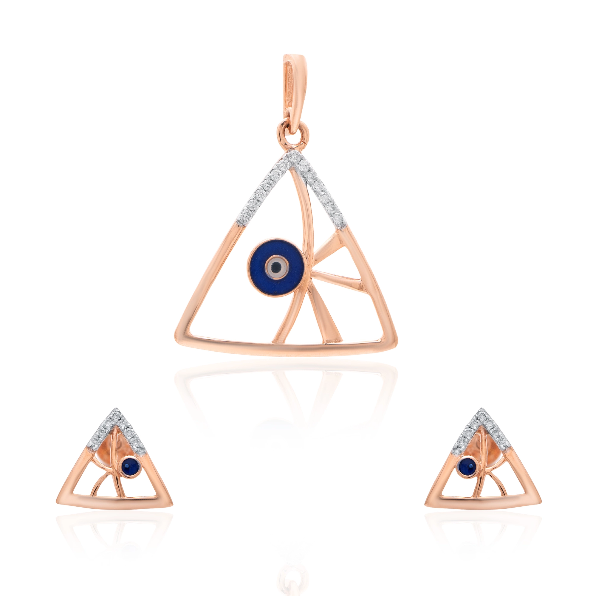 Rose Gold Diamond Pendant thumbnail 3