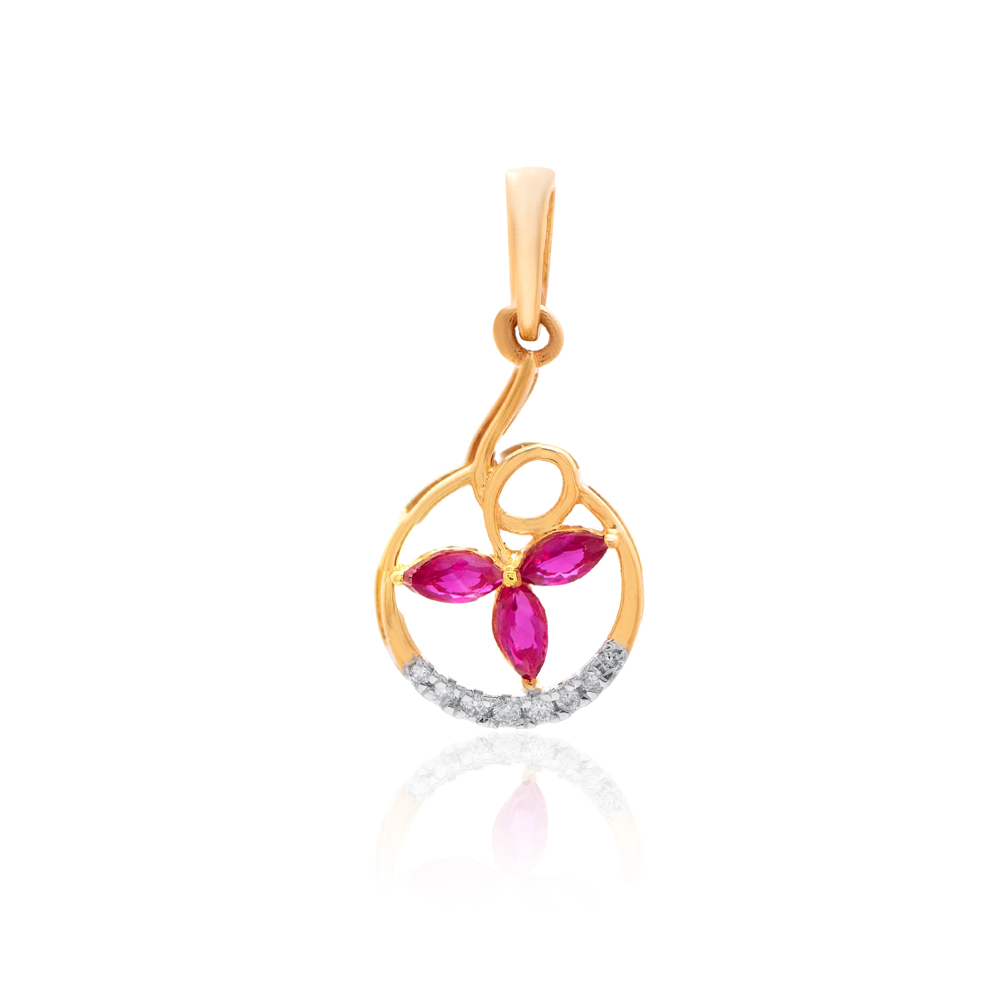 Yellow Gold Diamond Pendant
