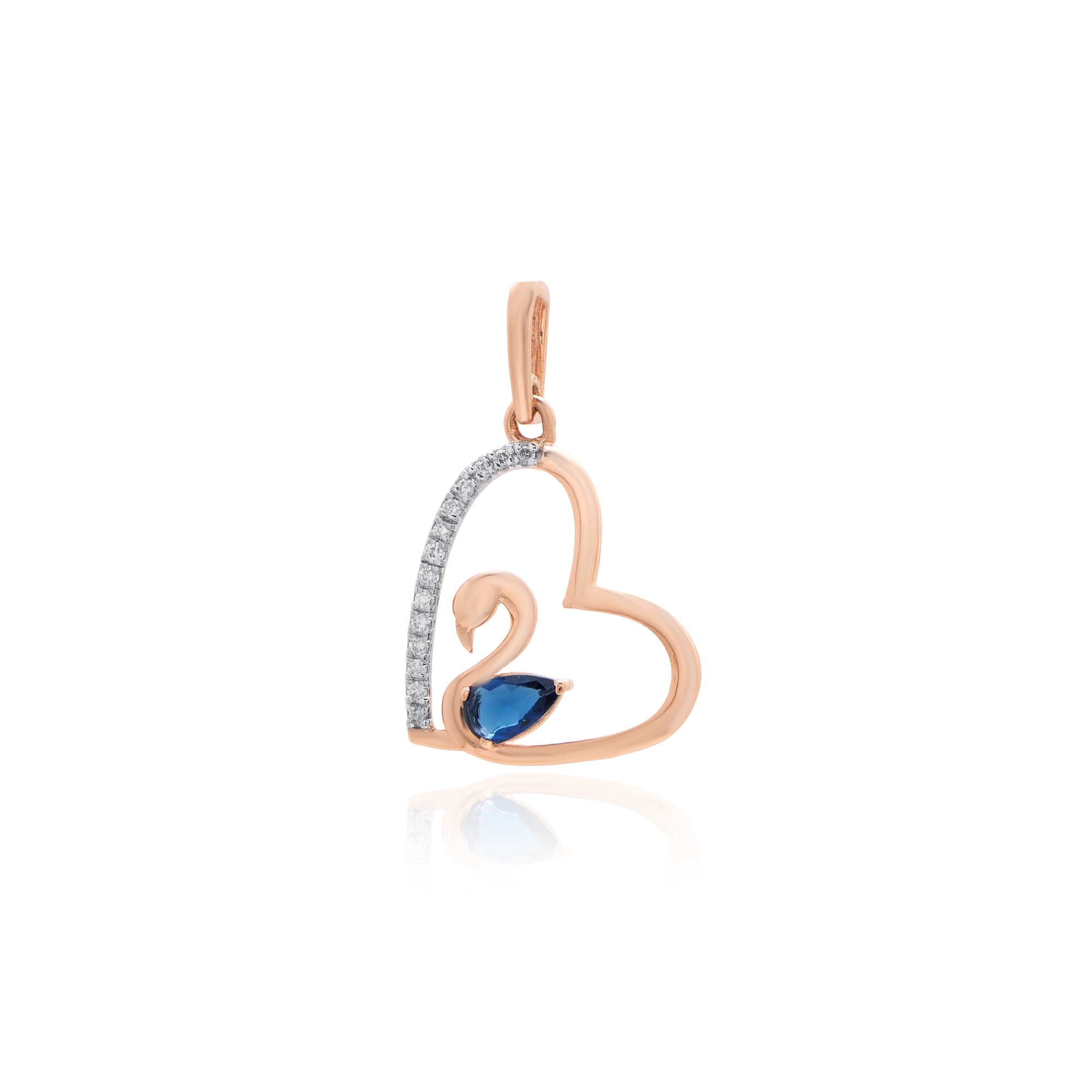 Rose Gold Diamond Pendant