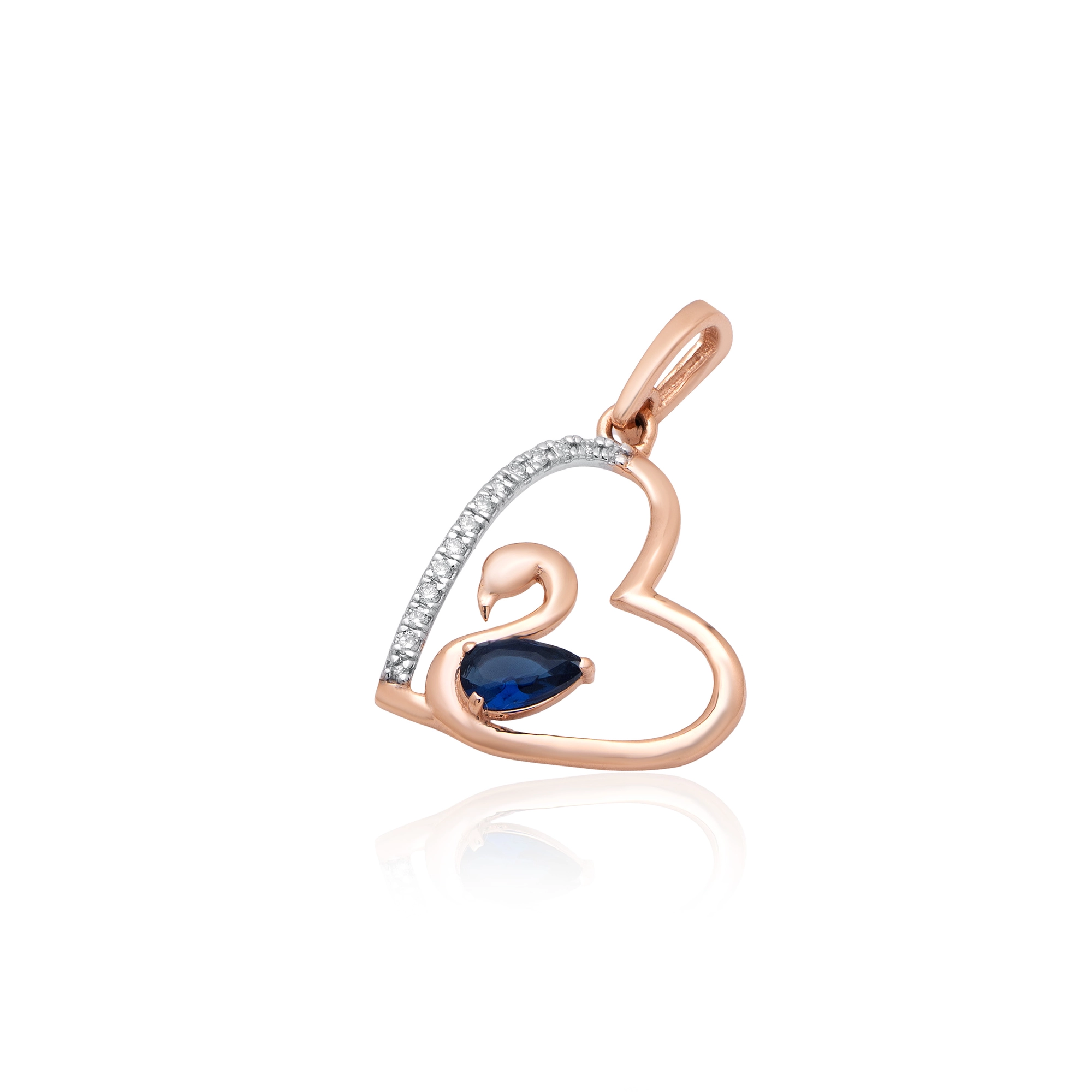 Rose Gold Diamond Pendant thumbnail 2