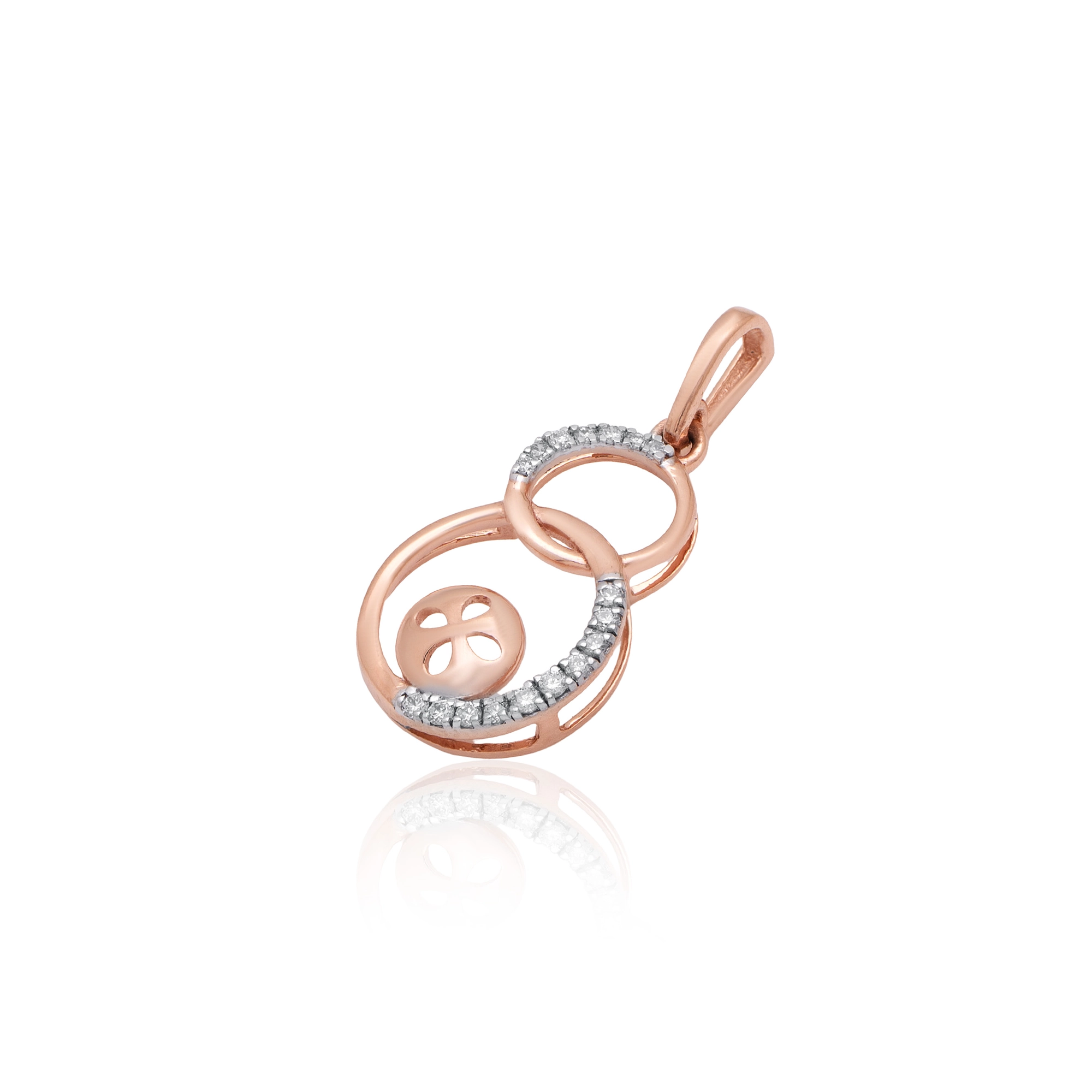 Rose Gold Diamond Pendant thumbnail 2