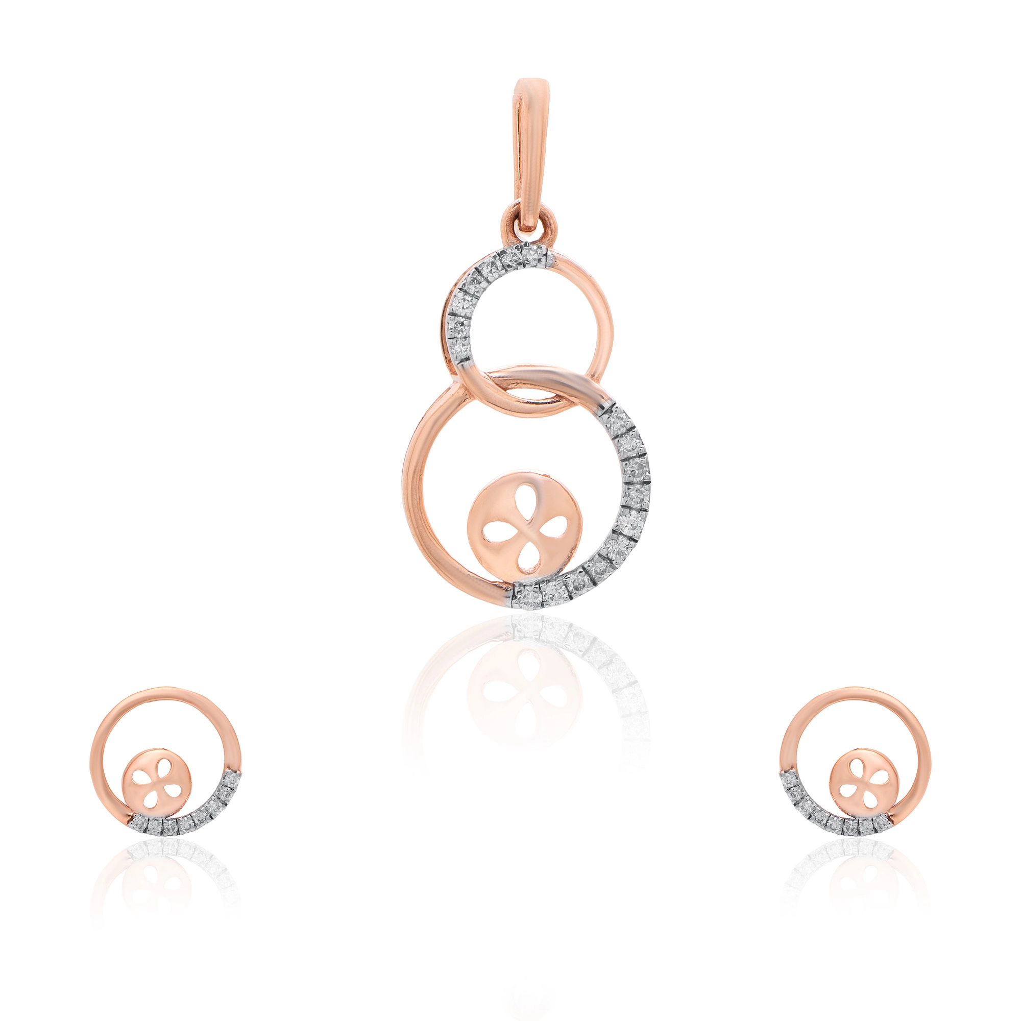 Rose Gold Diamond Pendant thumbnail 3