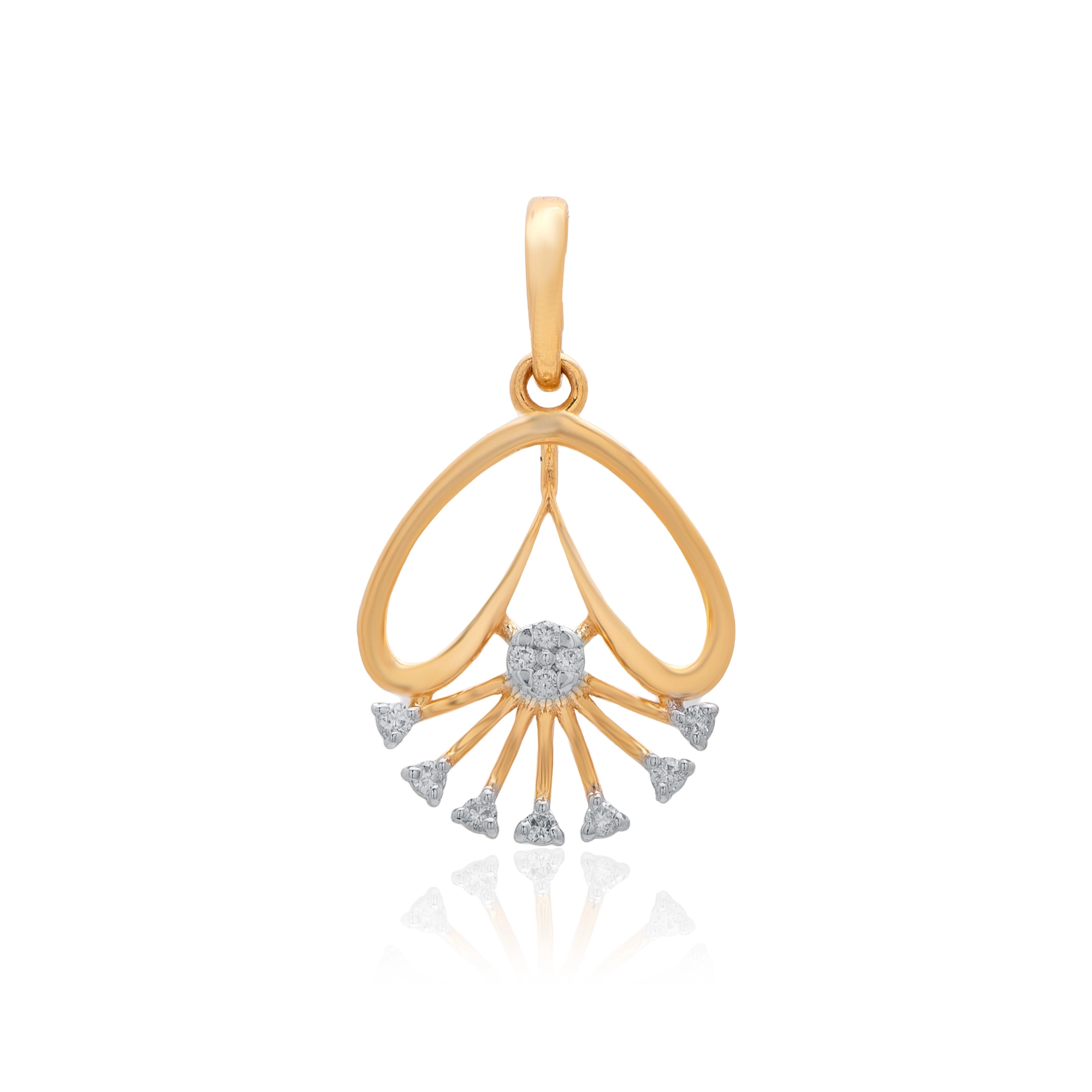 Rose Gold Diamond Pendant thumbnail 2