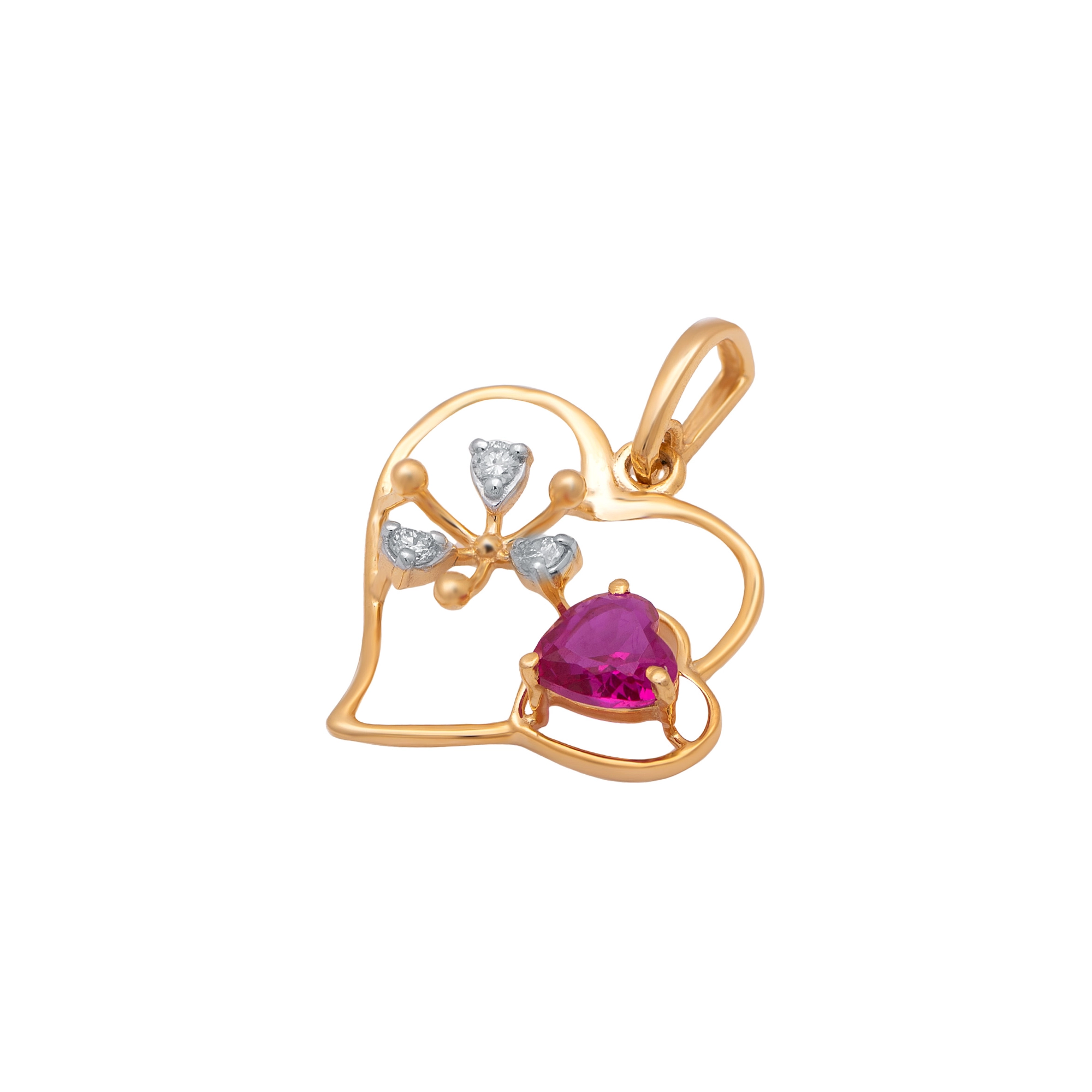 Rose Gold Diamond Pendant thumbnail 2