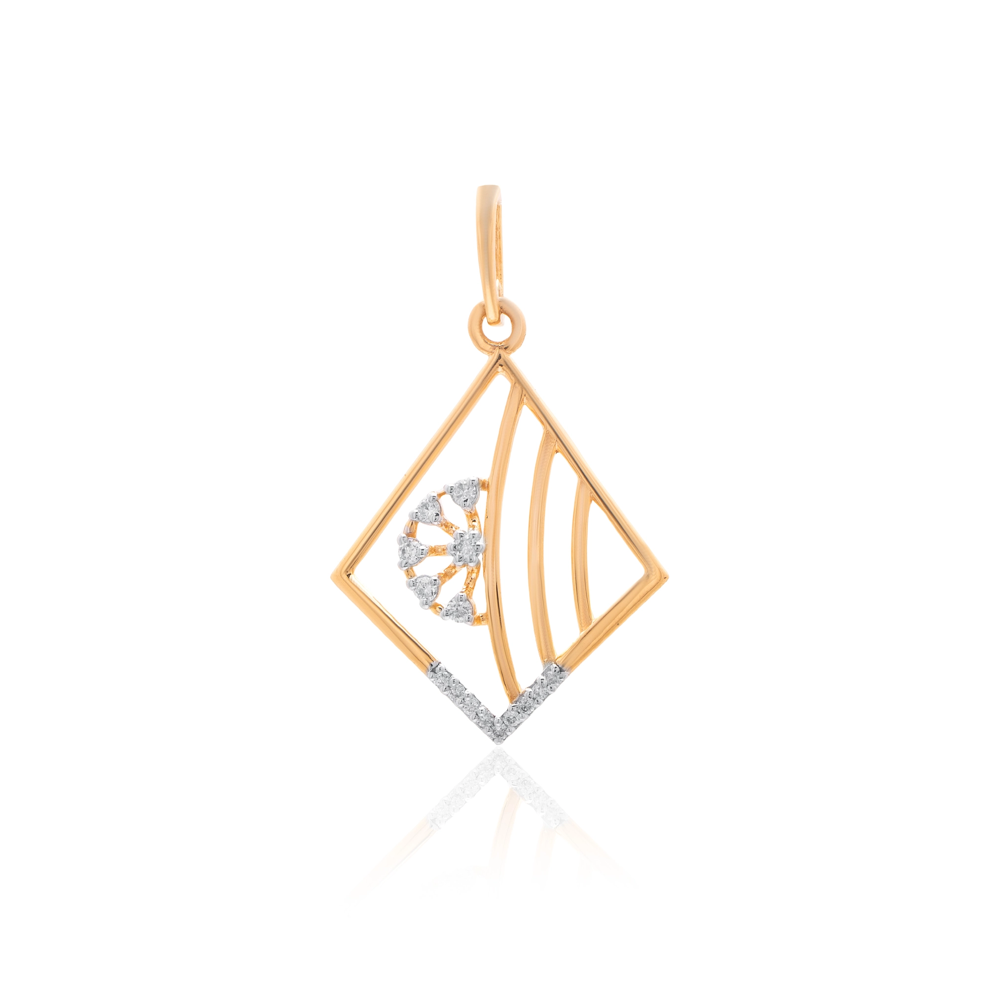 Yellow Gold Diamond Pendant
