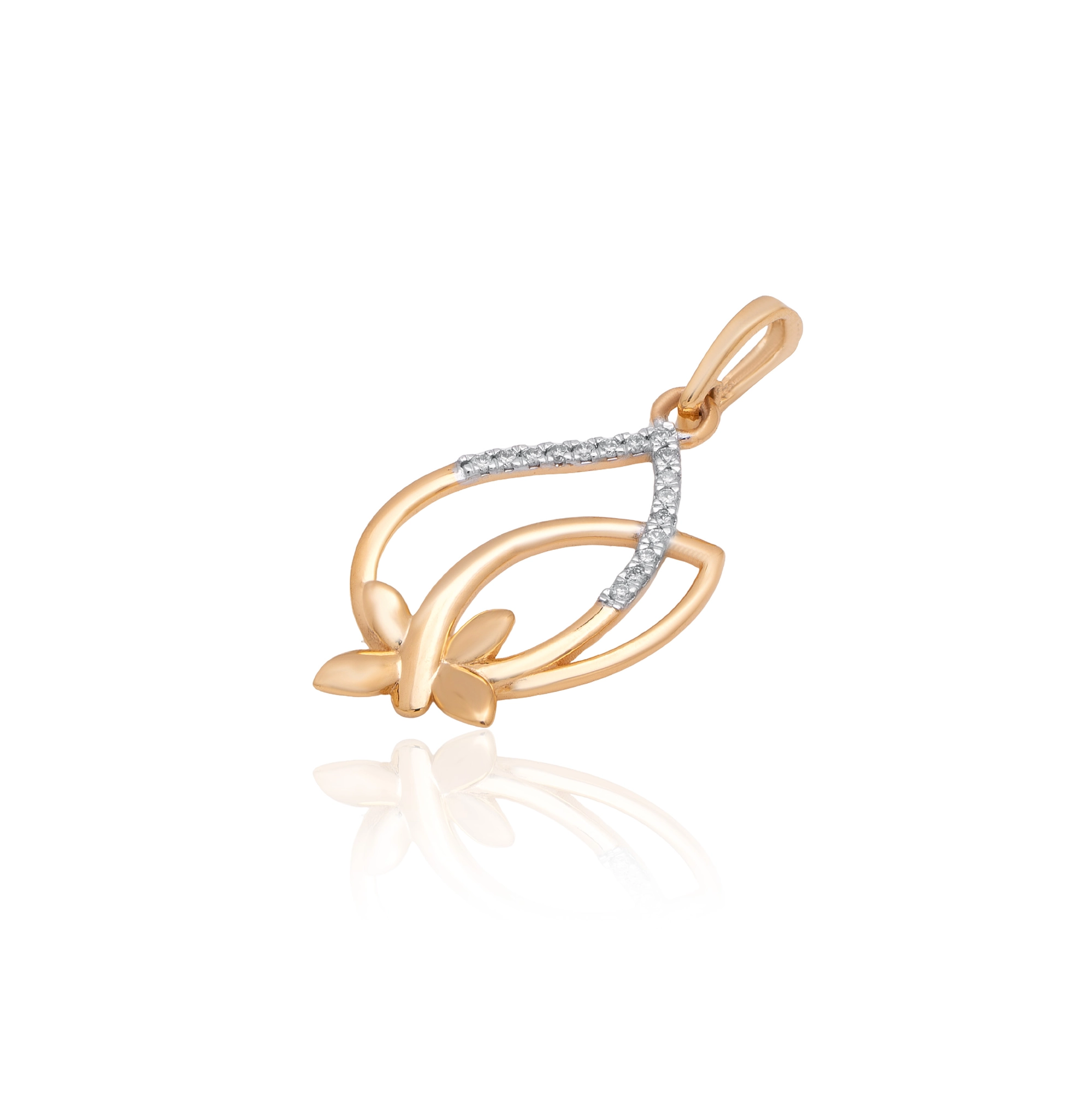 Yellow Gold Diamond Pendant thumbnail 2