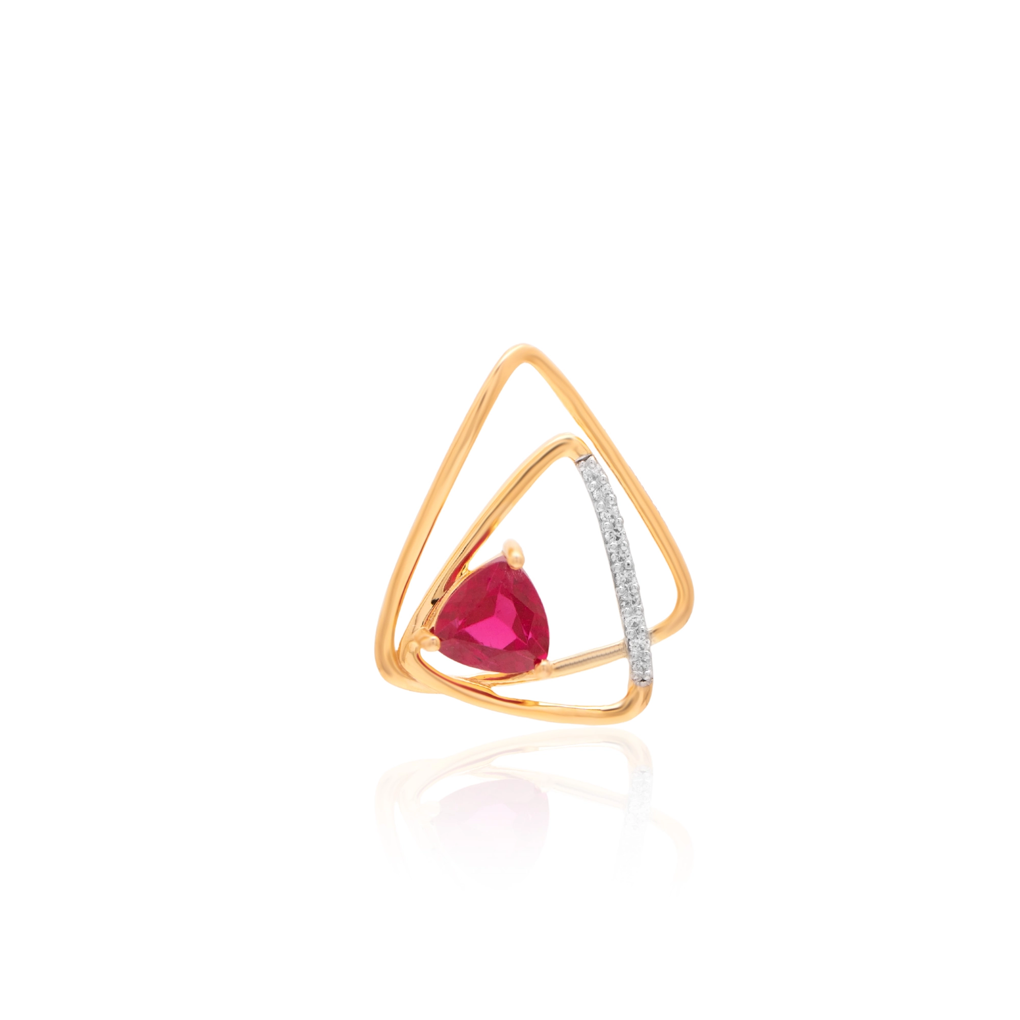 Yellow Gold Diamond Pendant