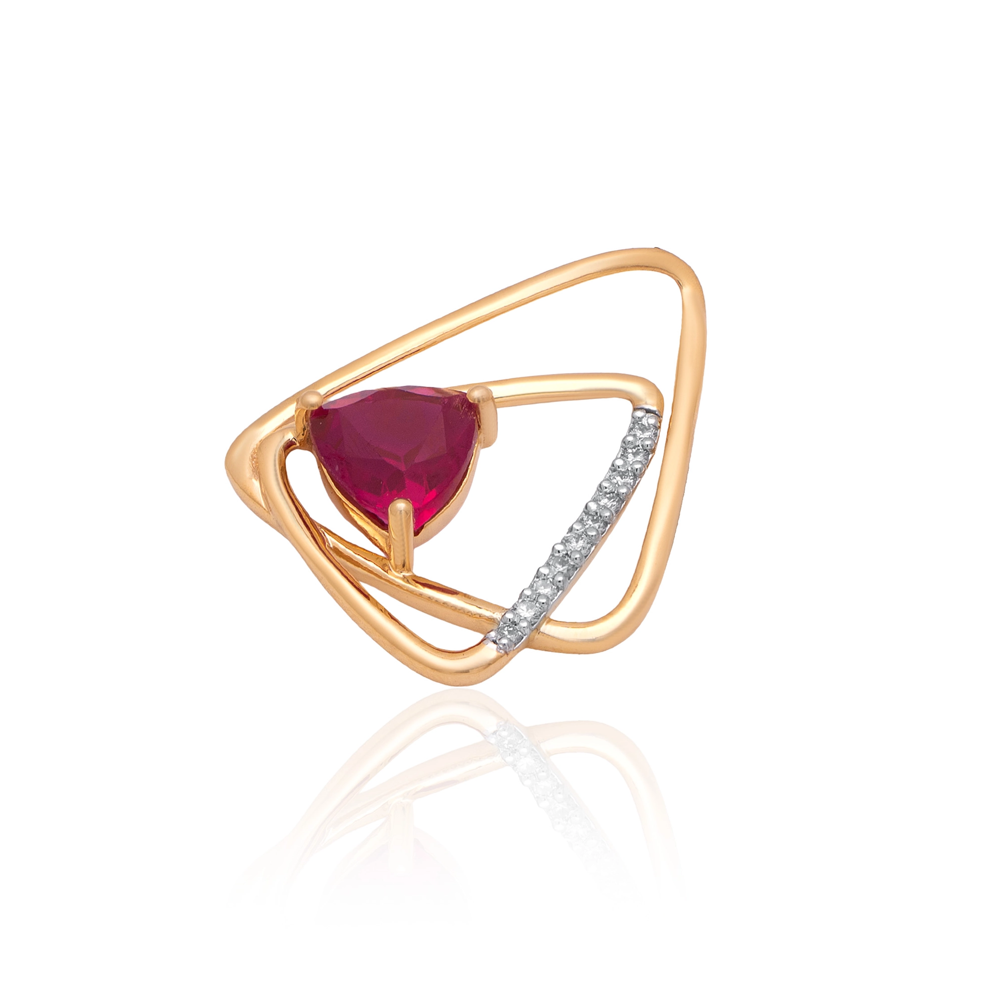 Yellow Gold Diamond Pendant thumbnail 2