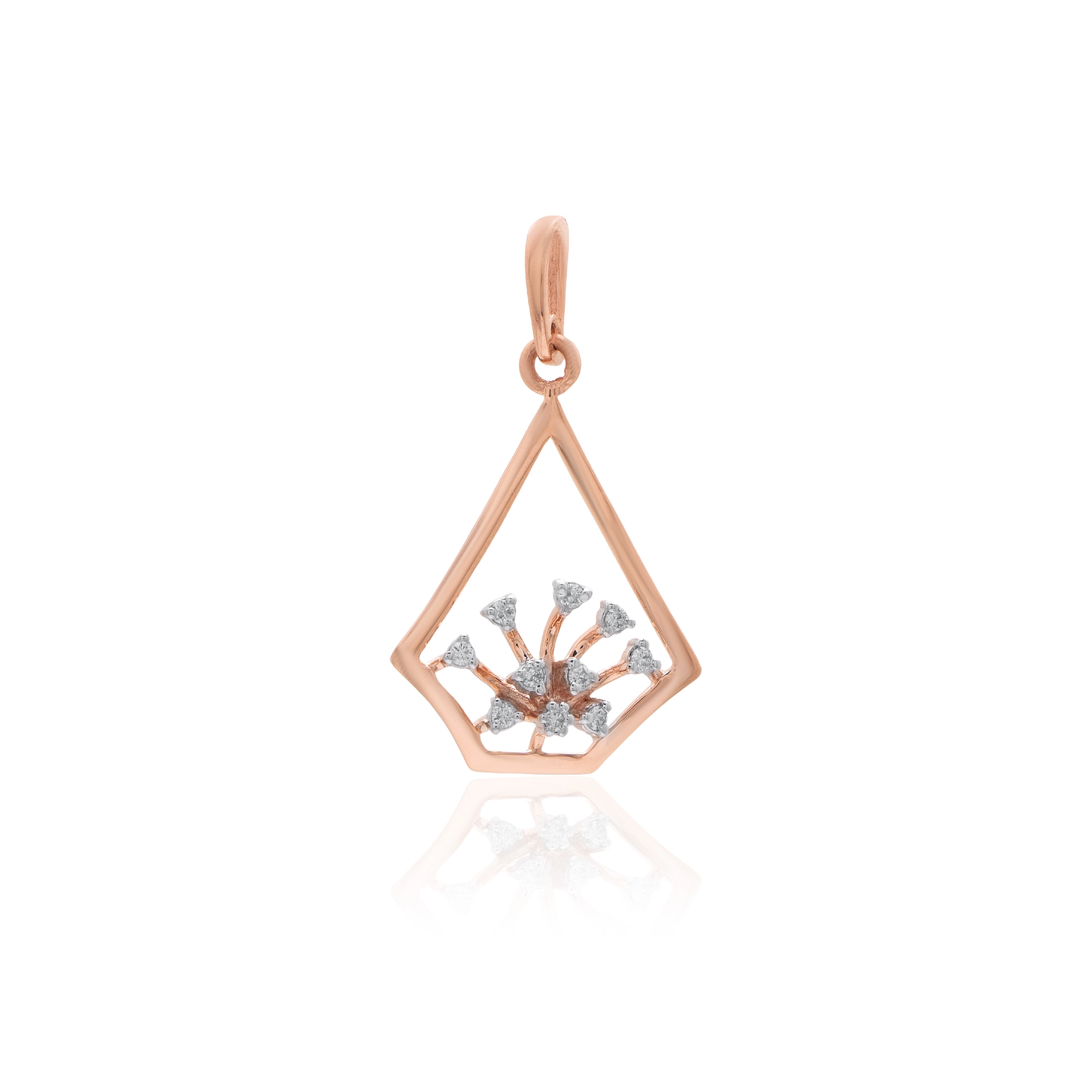 Rose Gold Diamond Pendant
