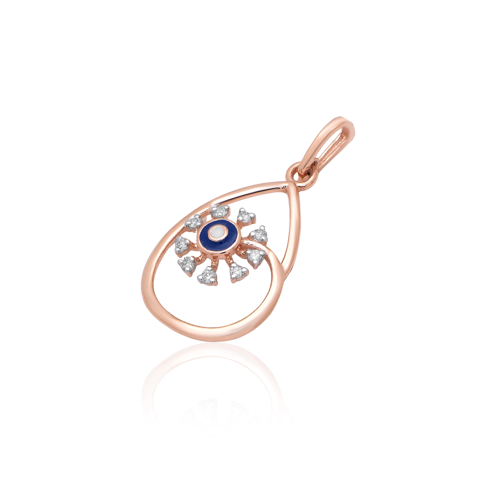 Rose Gold Diamond Pendant thumbnail 2