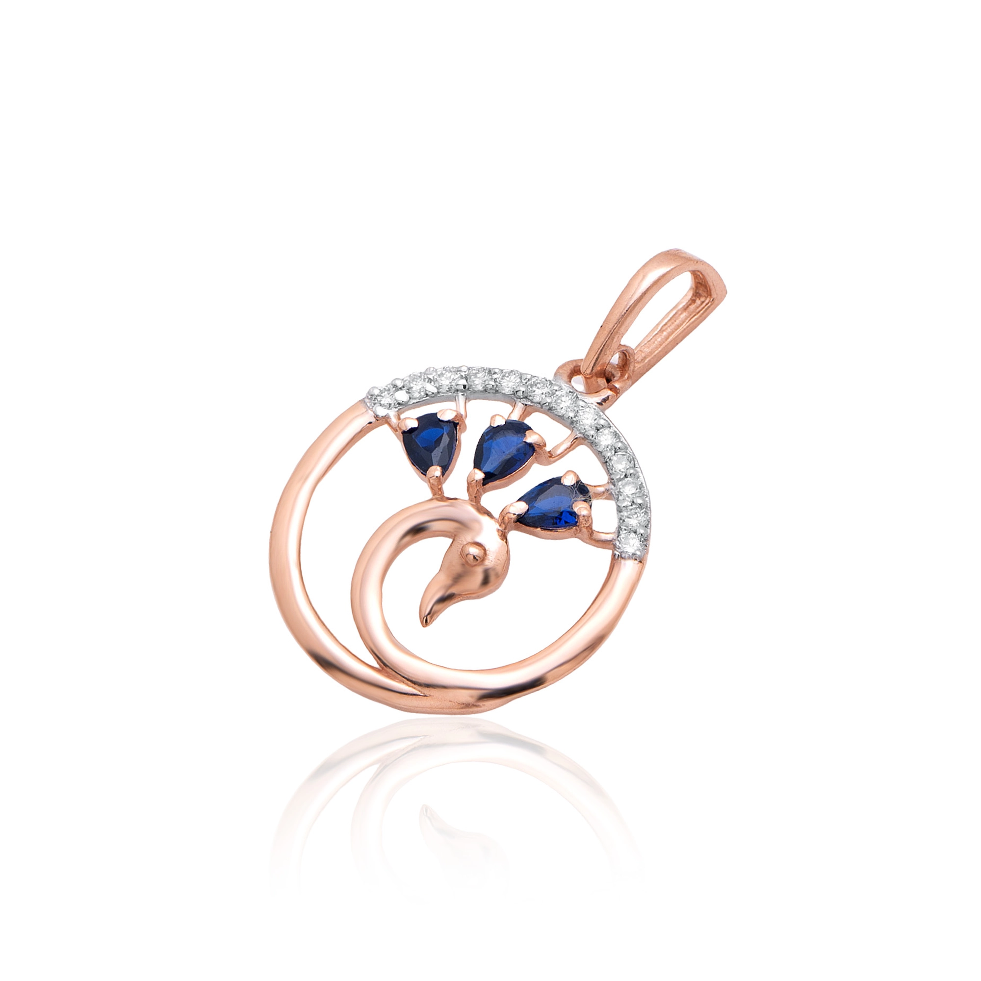 Rose Gold Diamond Pendant thumbnail 2
