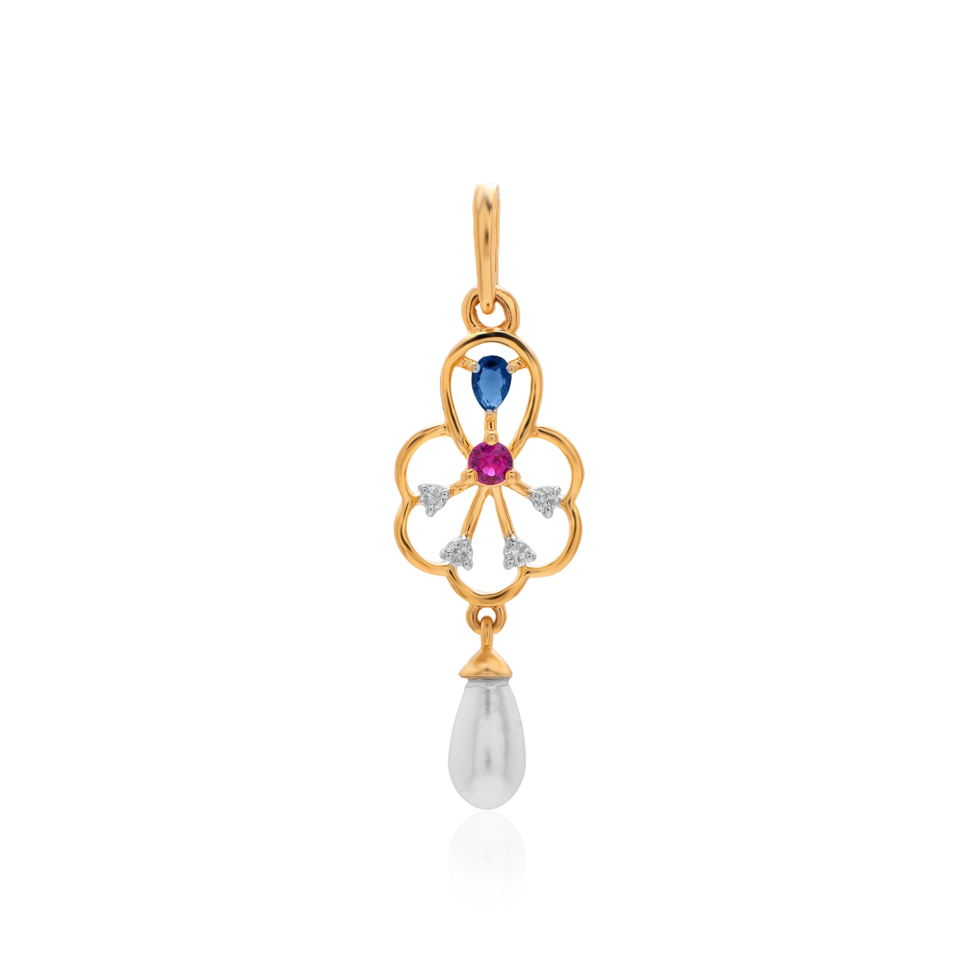 Yellow Gold Diamond Pendant