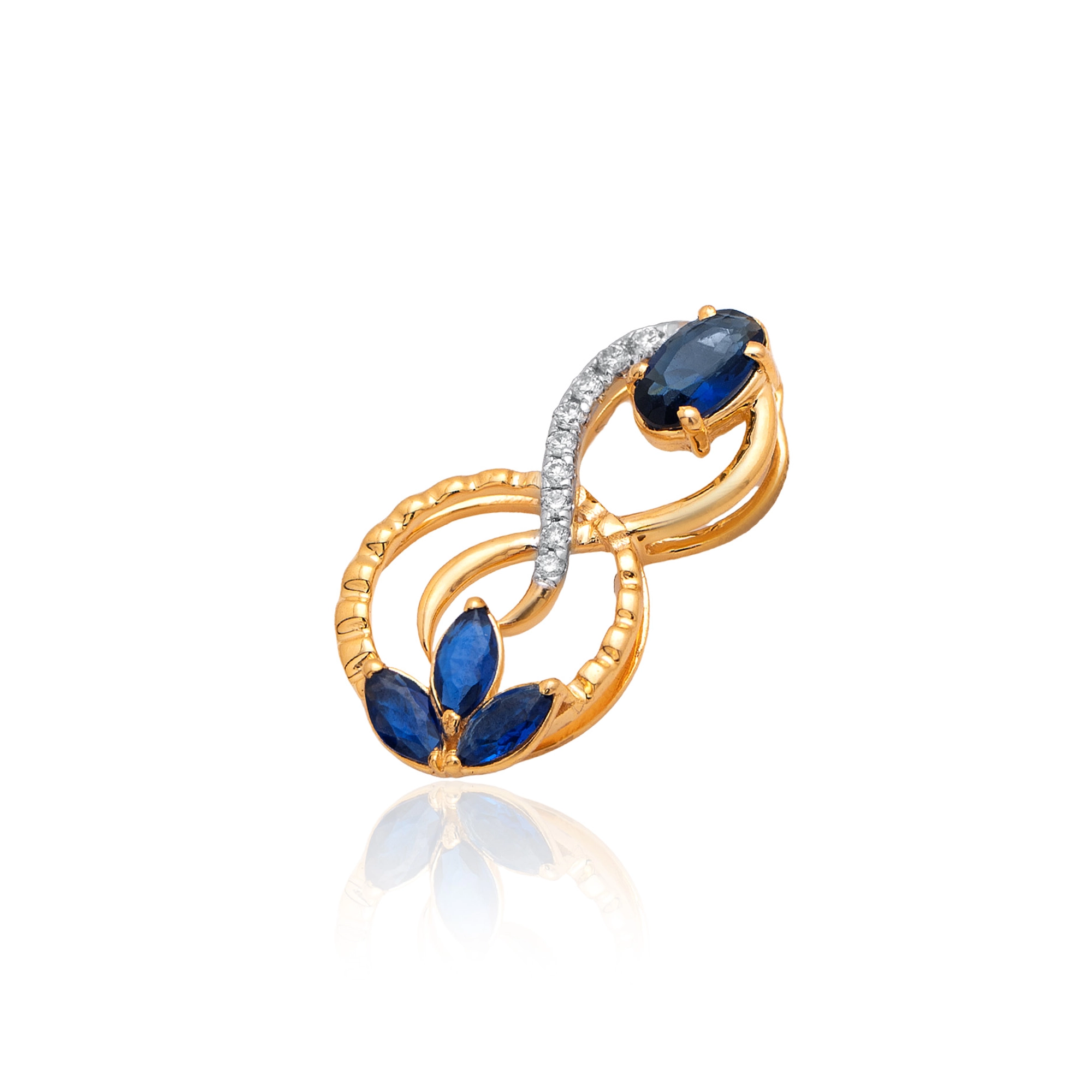 Yellow Gold Diamond Pendant thumbnail 2