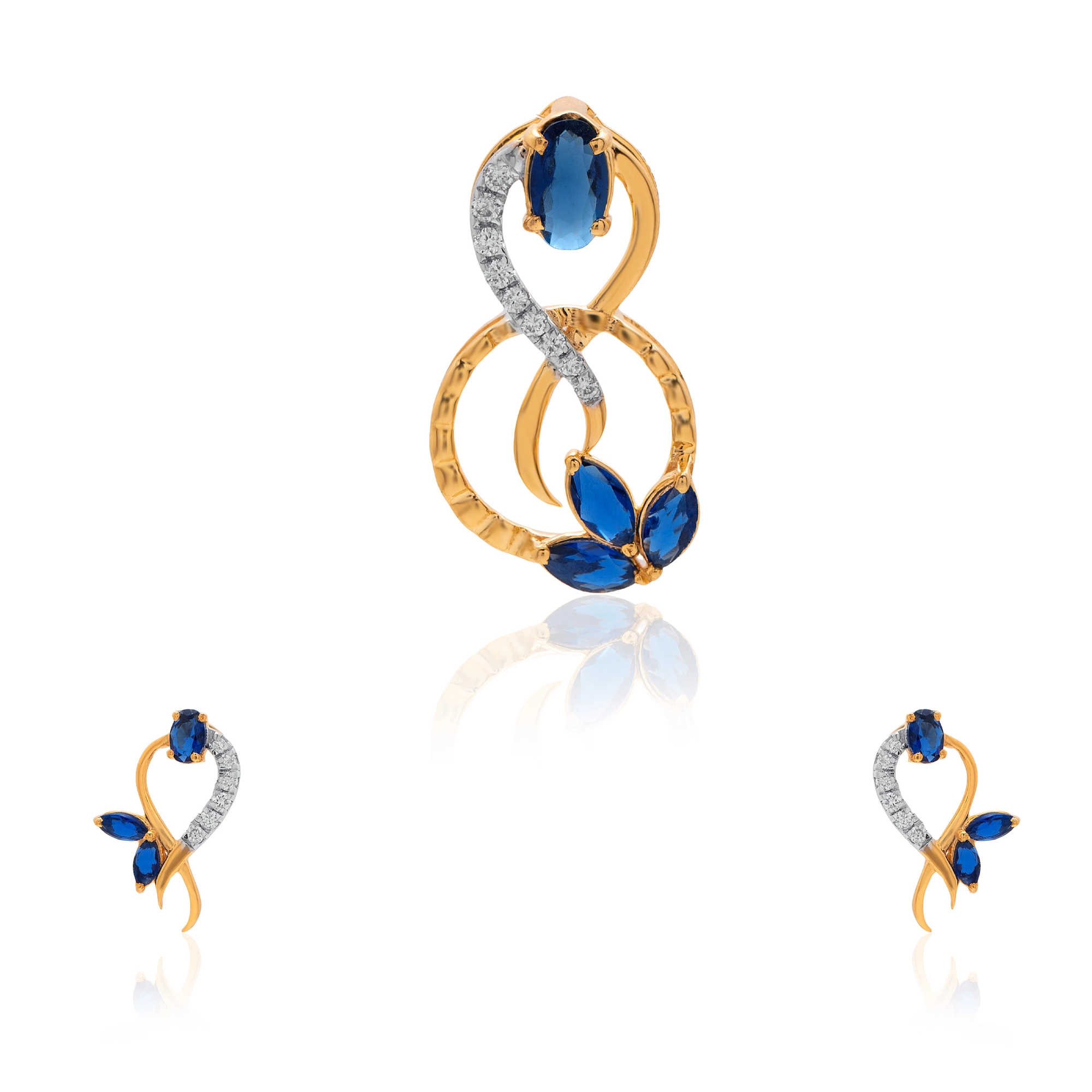 Yellow Gold Diamond Pendant thumbnail 3
