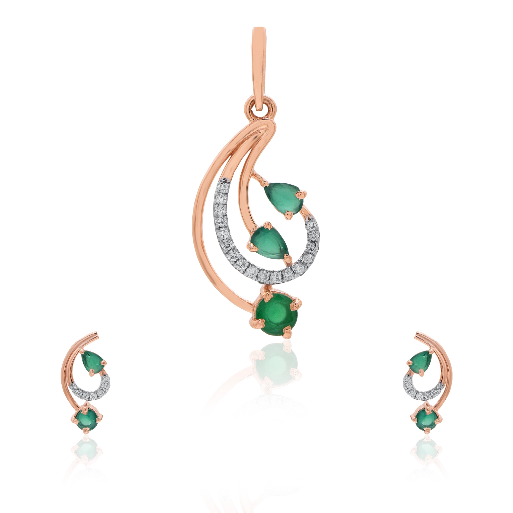Rose Gold Diamond Pendant thumbnail 3
