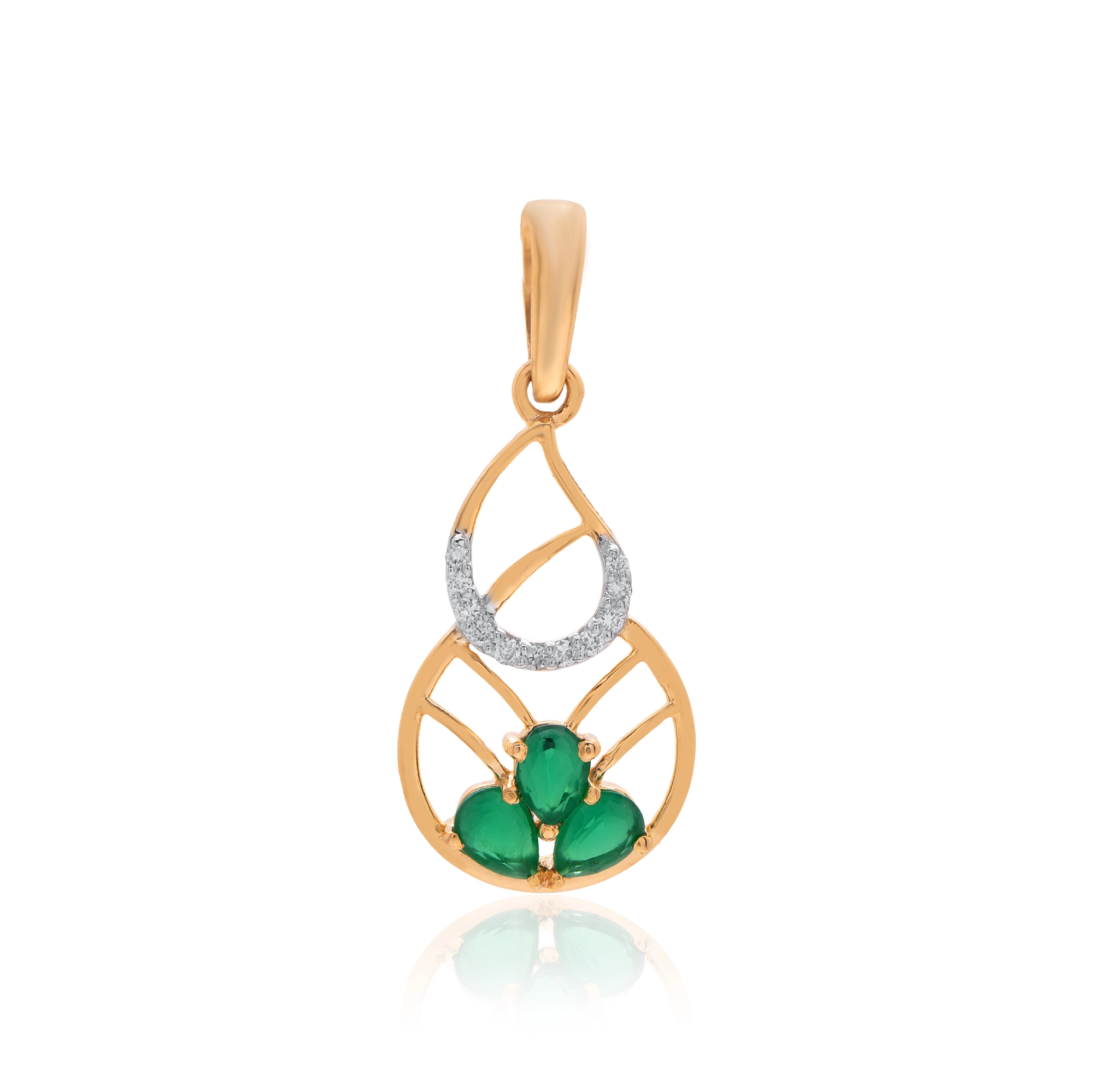 Yellow Gold Diamond Pendant