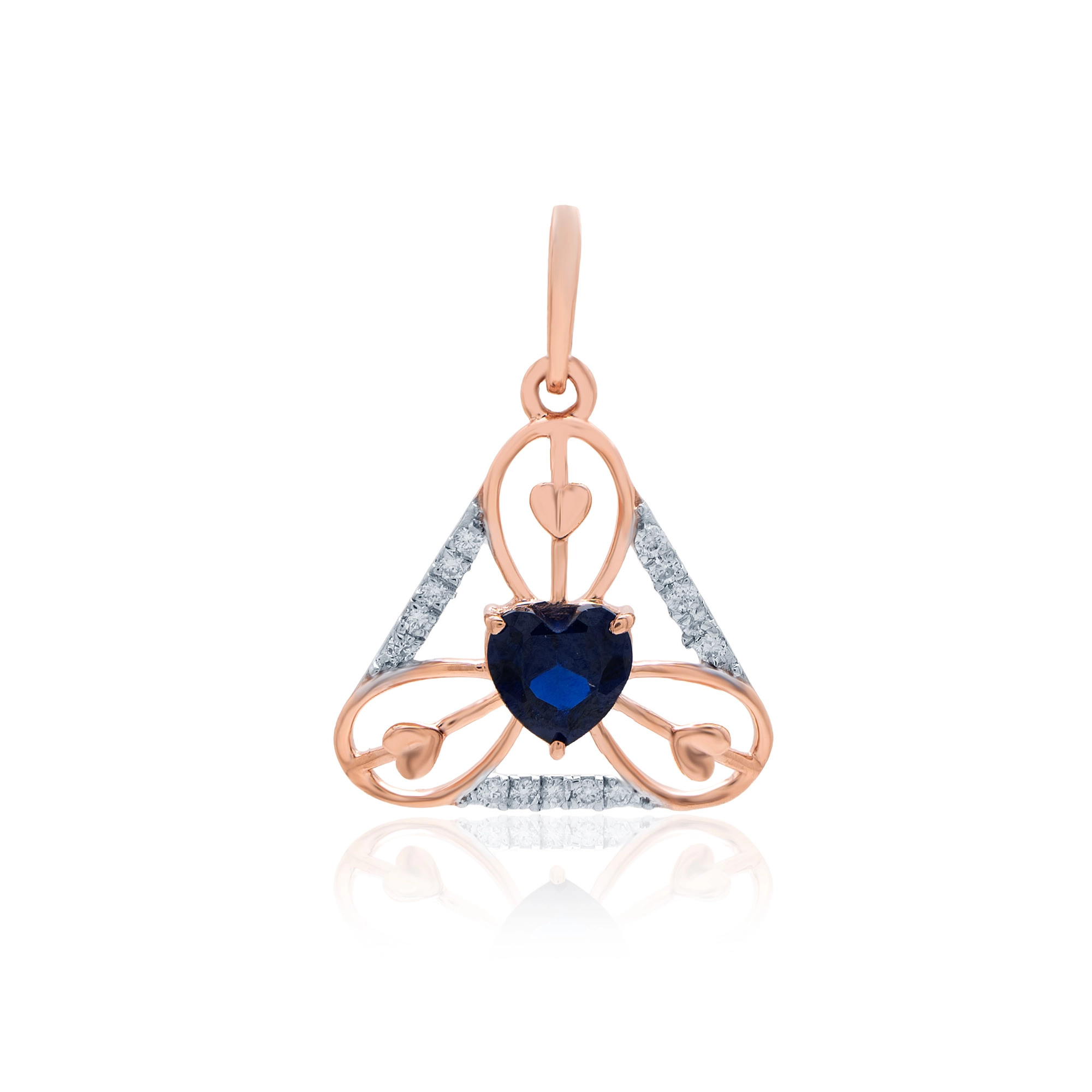 Rose Gold Diamond Pendant thumbnail 2