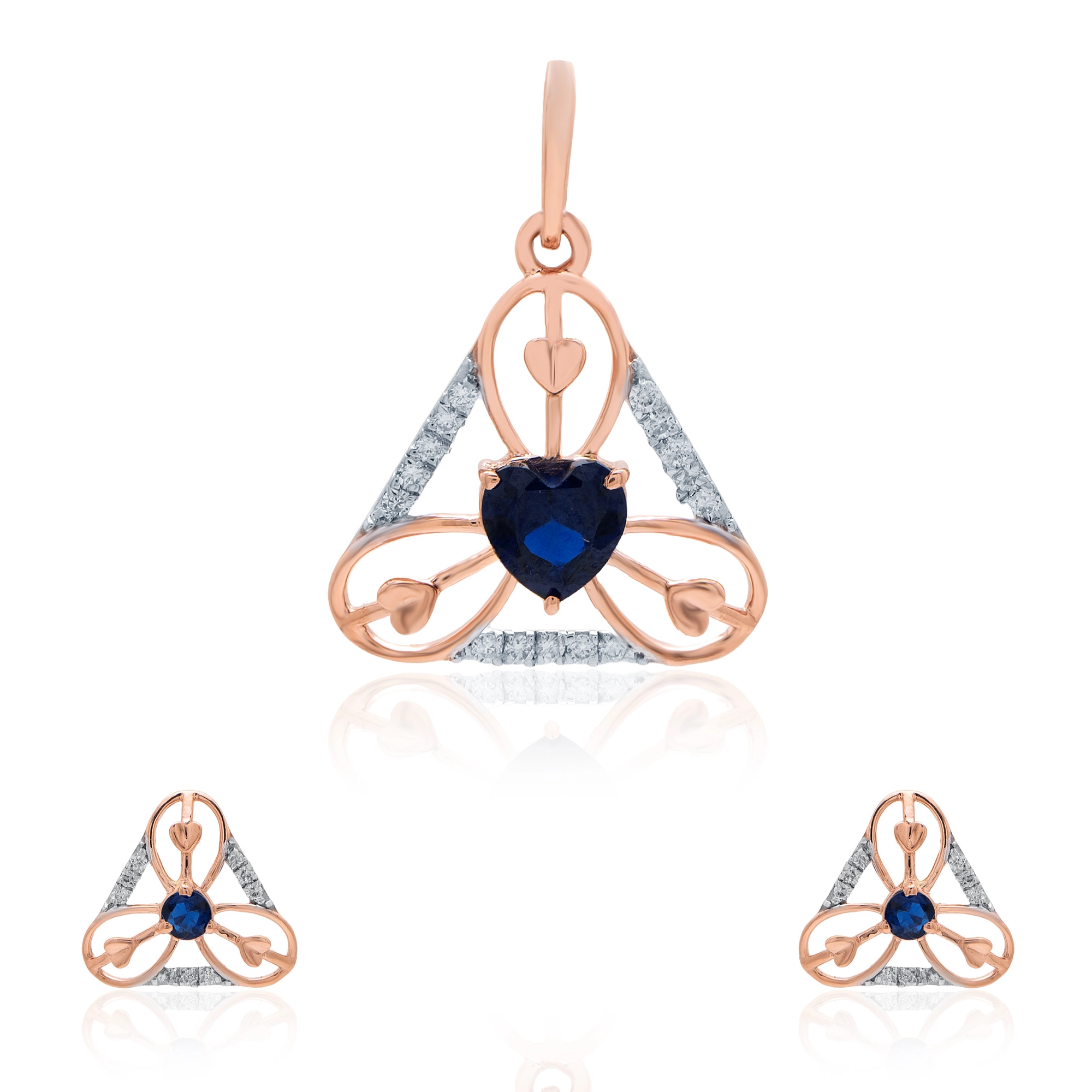 Rose Gold Diamond Pendant thumbnail 3