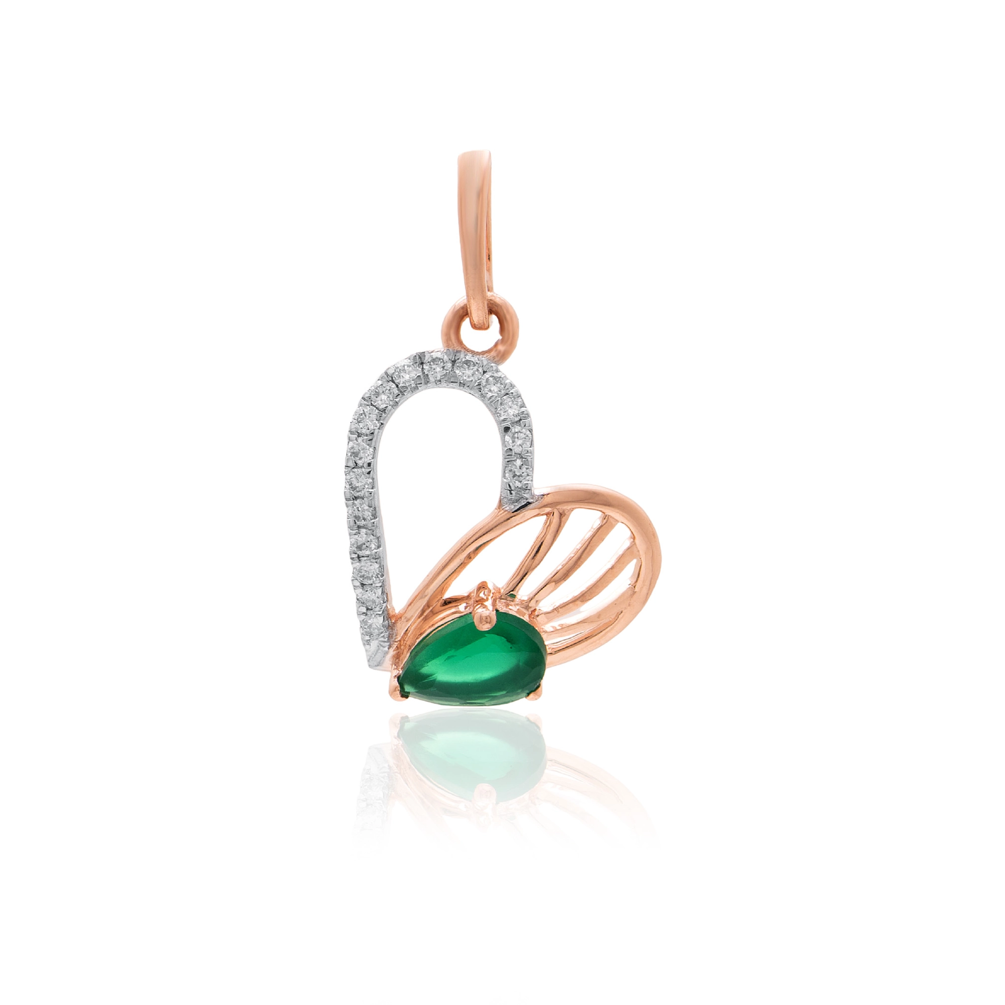 Rose Gold Diamond Pendant