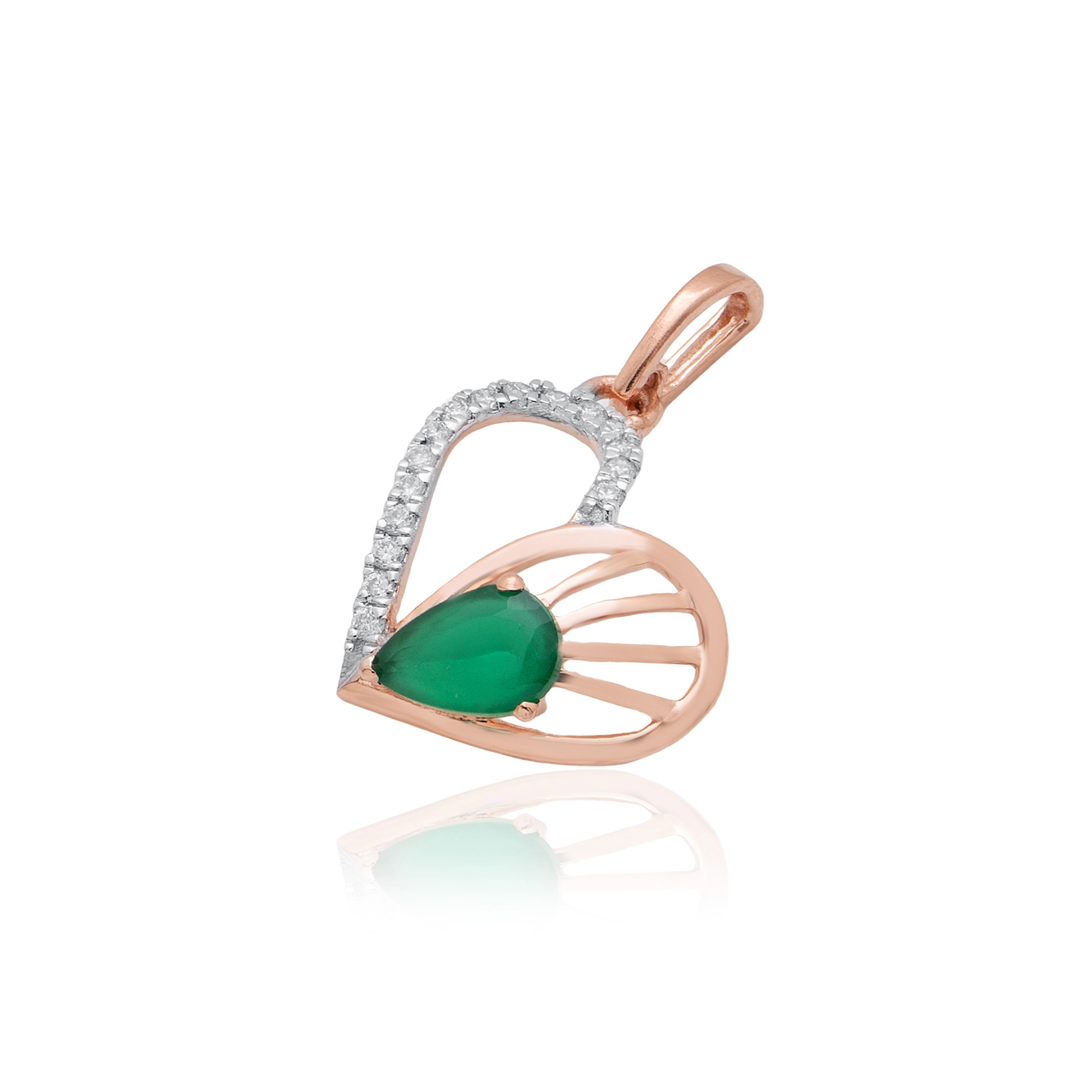 Rose Gold Diamond Pendant thumbnail 2