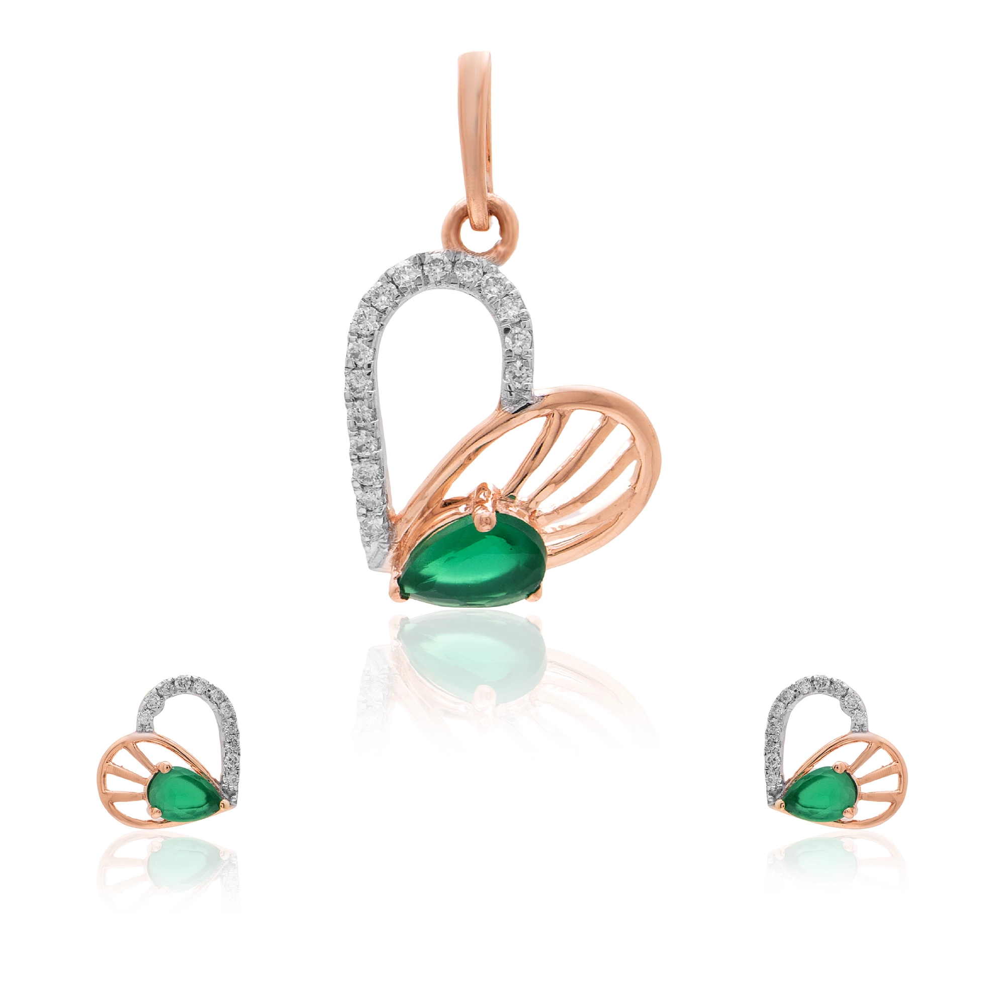 Rose Gold Diamond Pendant thumbnail 3