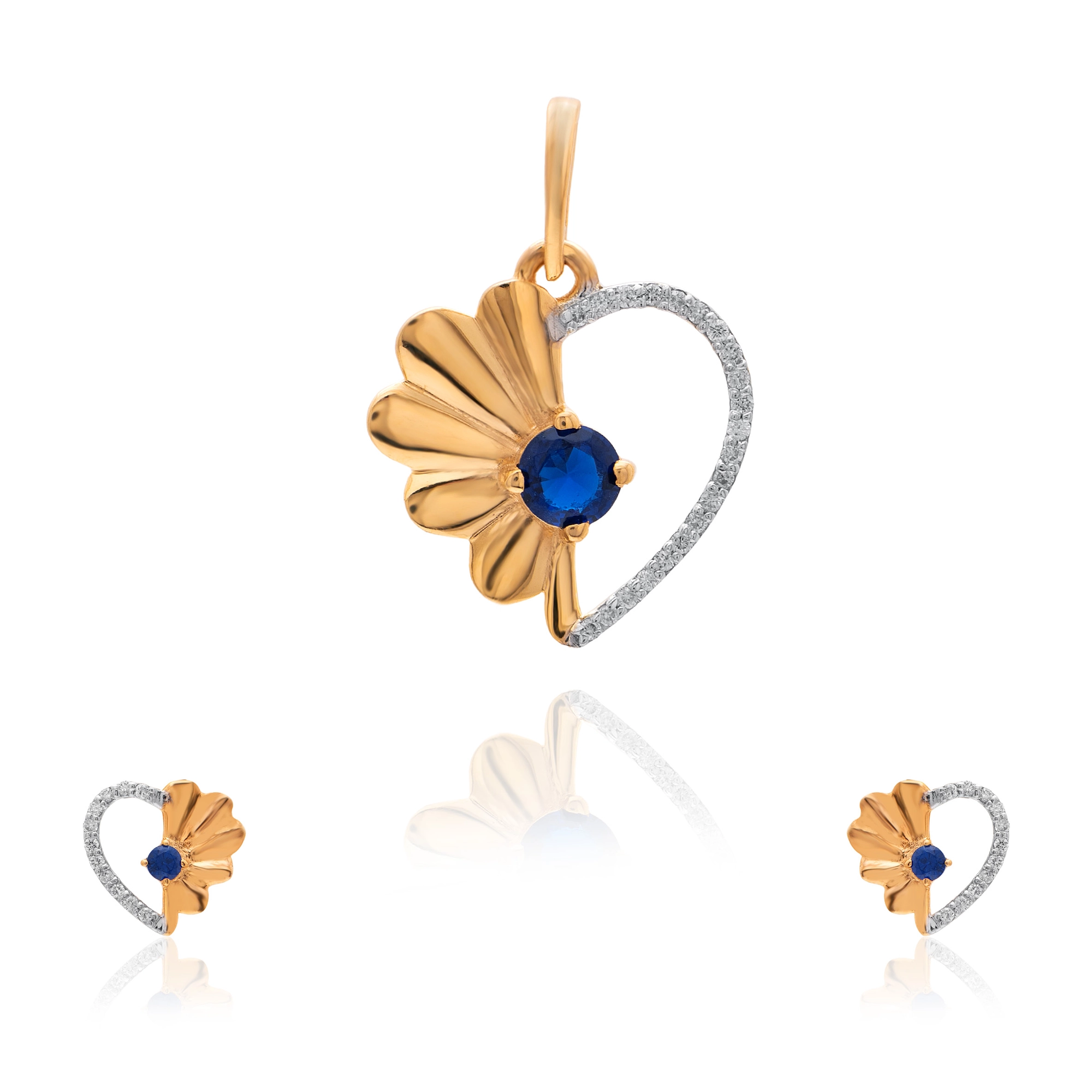 Rose Gold Diamond Pendant thumbnail 3