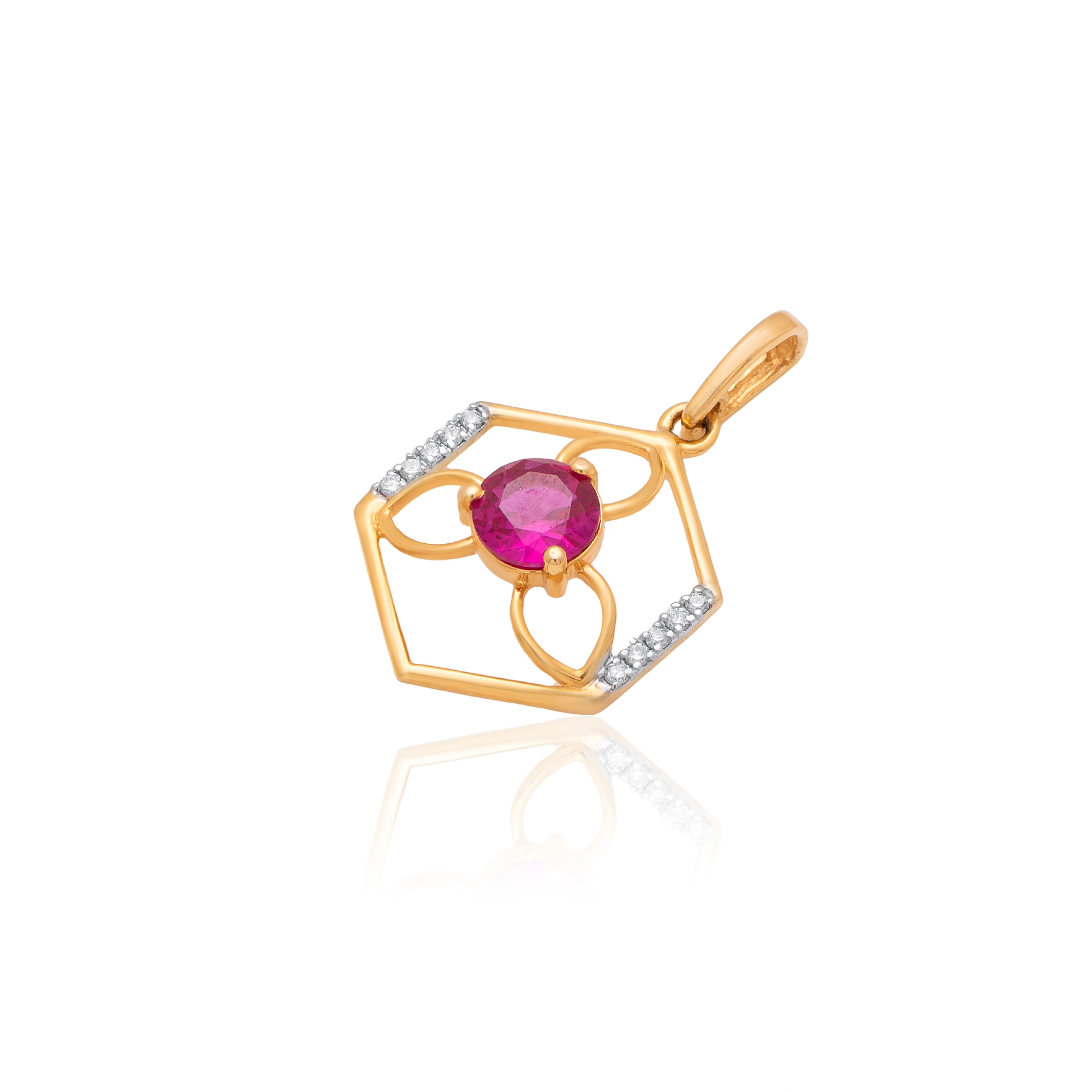 Yellow Gold Diamond Pendant