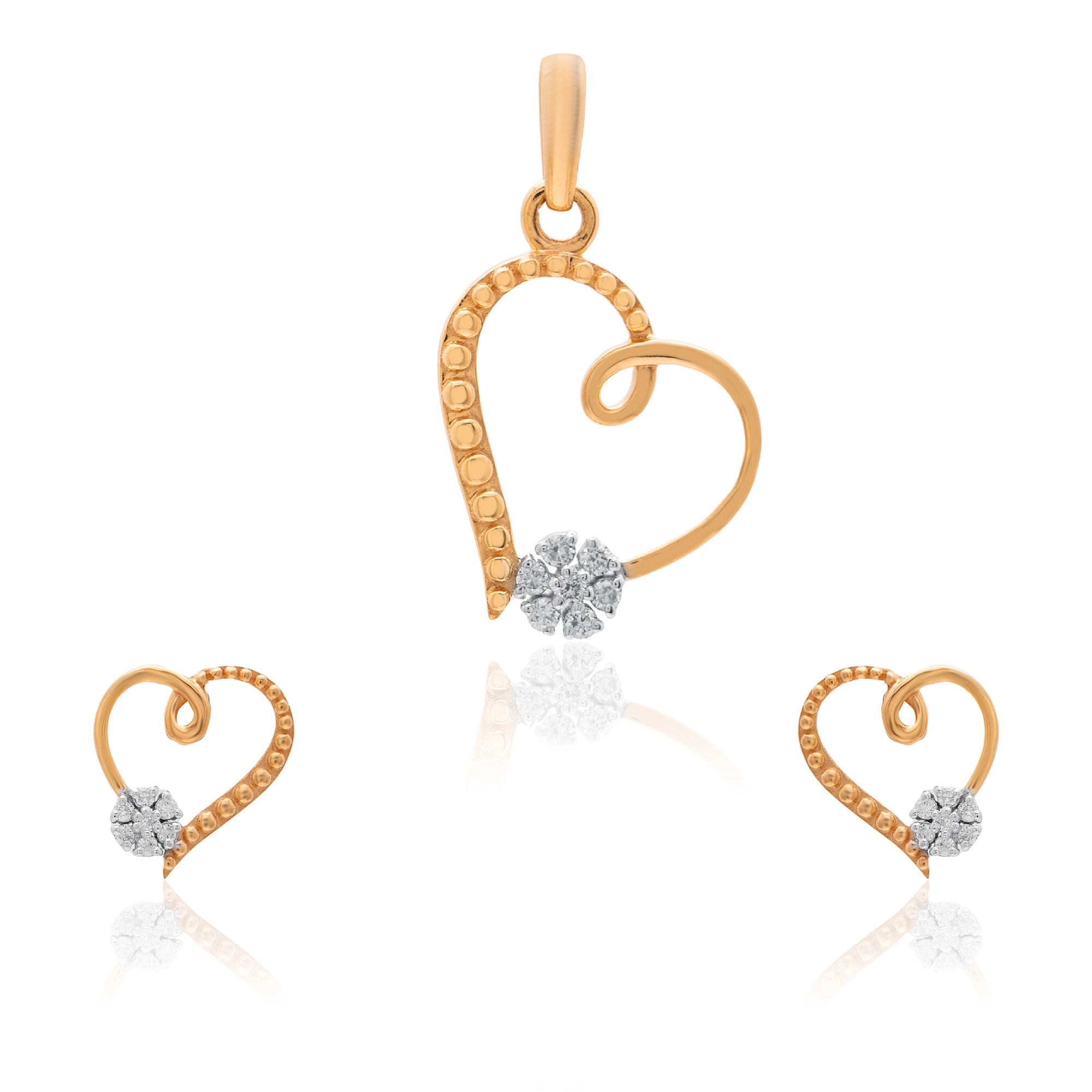 Yellow Gold Diamond Pendant thumbnail 3