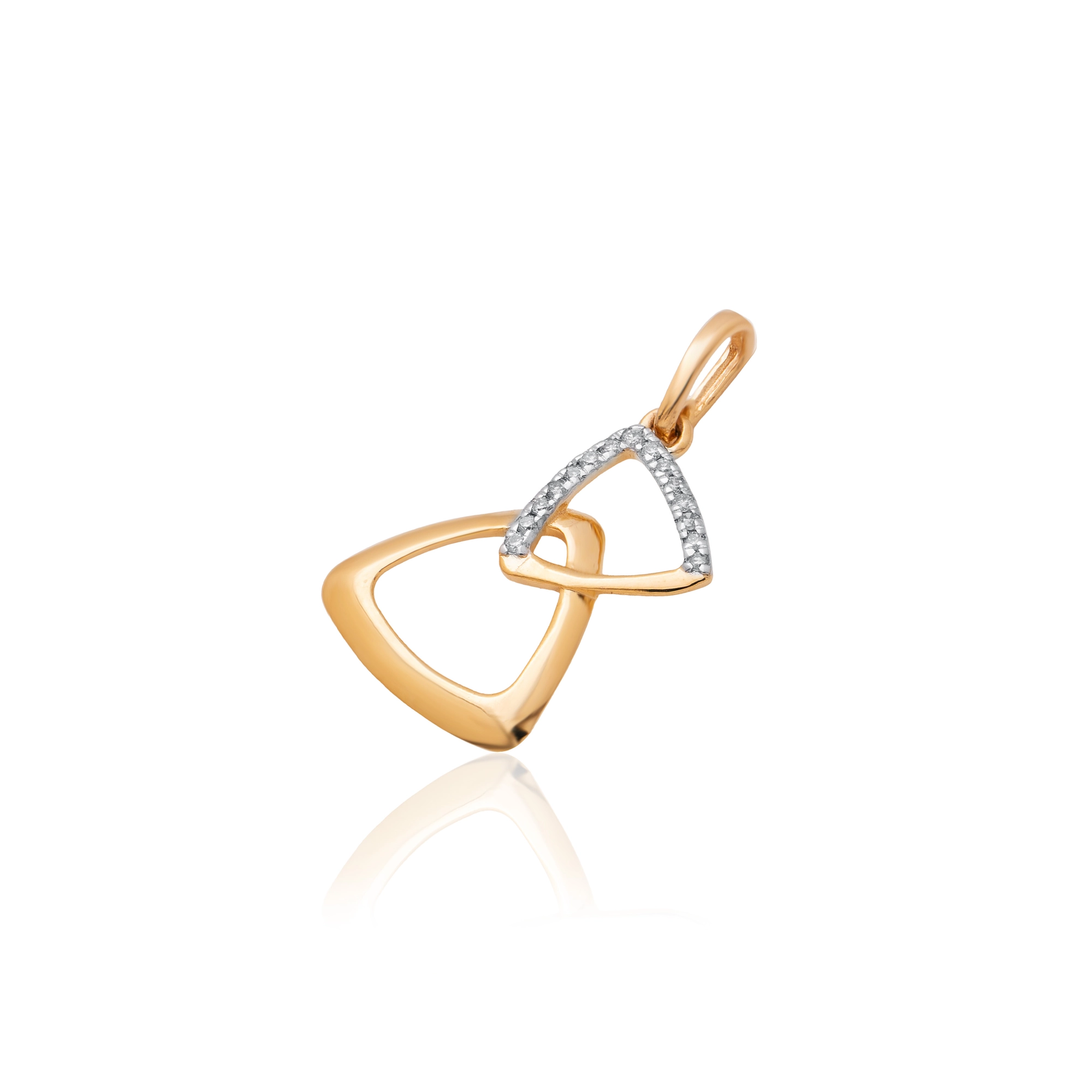 Yellow Gold Diamond Pendant thumbnail 2