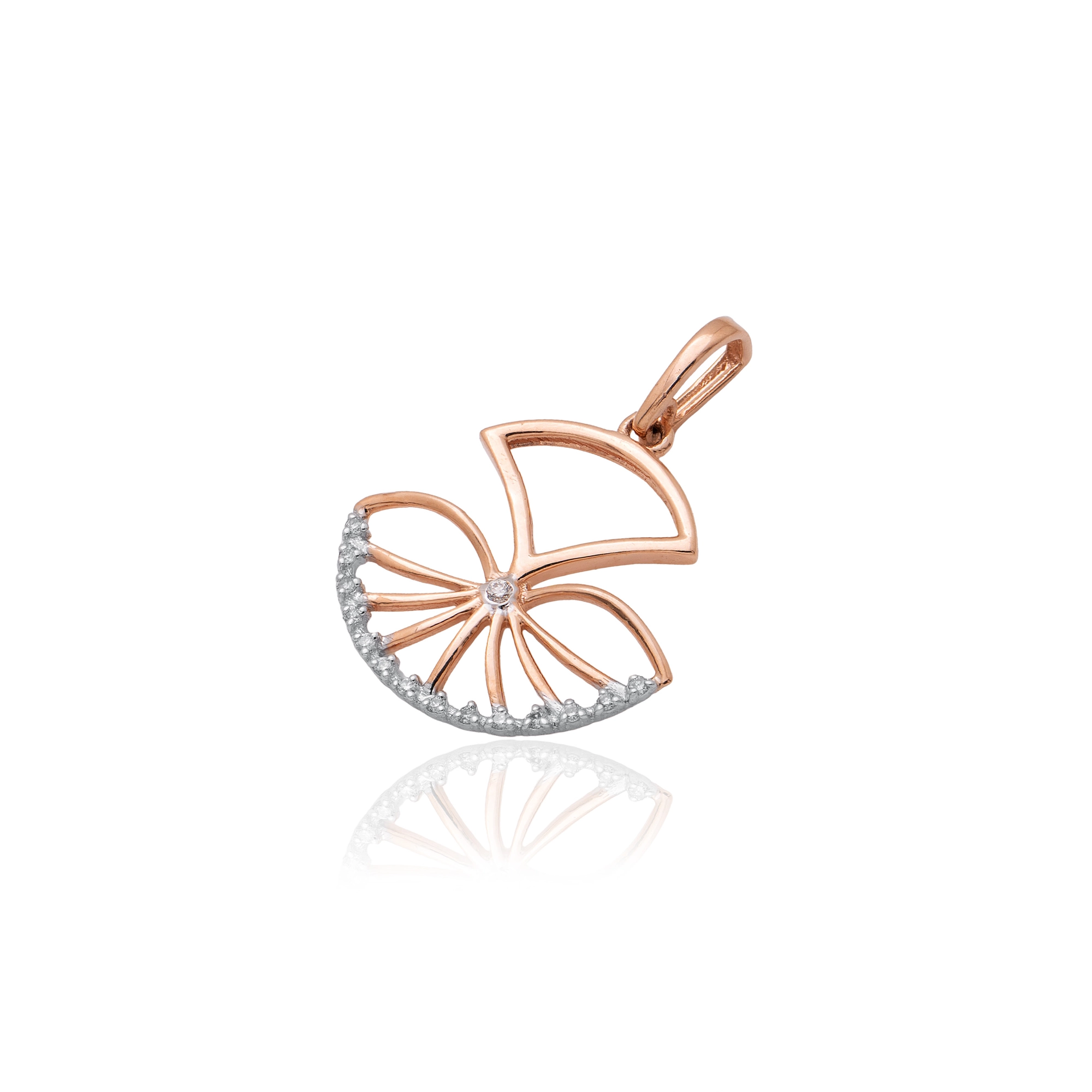 Rose Gold Diamond Pendant thumbnail 2