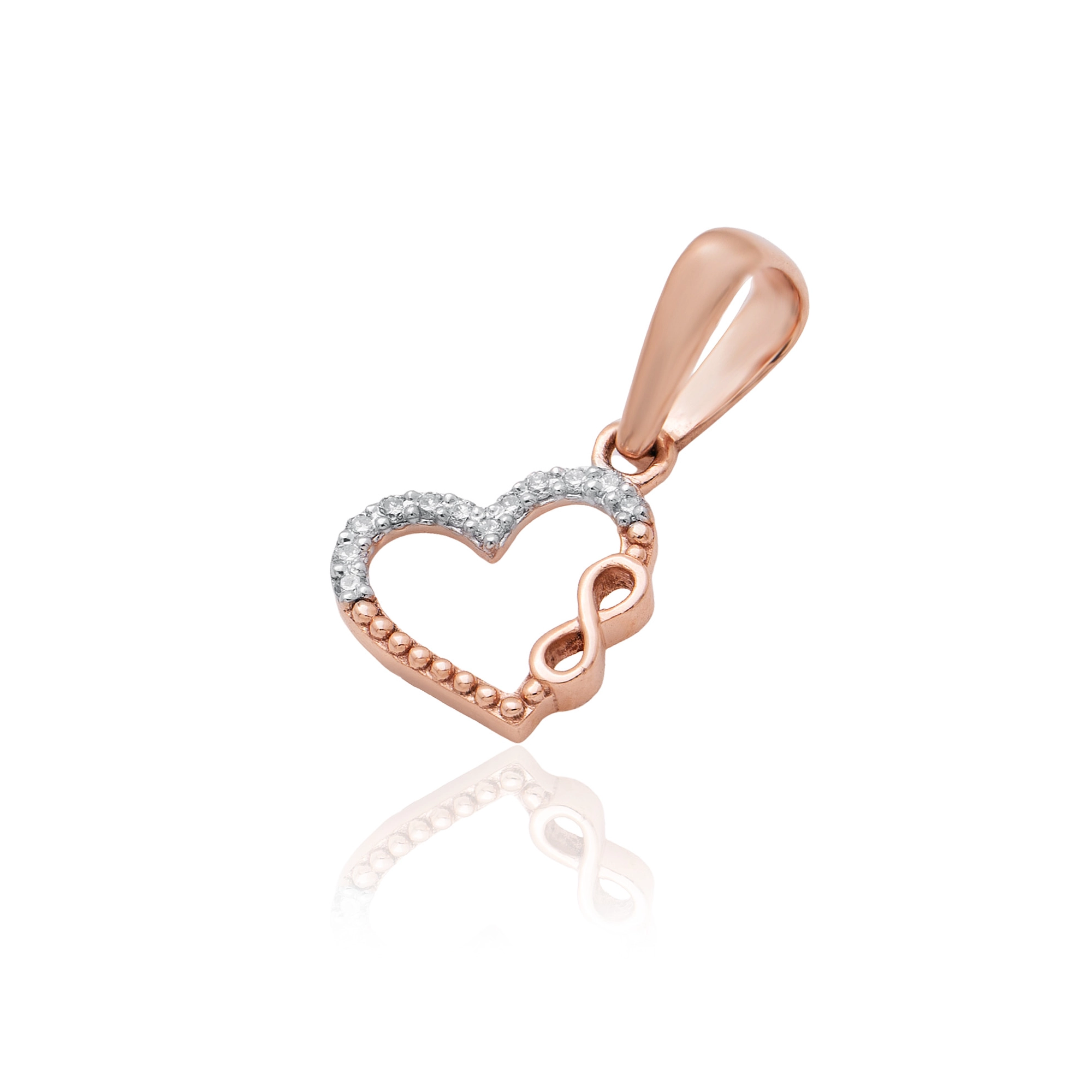 Rose Gold Diamond Pendant thumbnail 2
