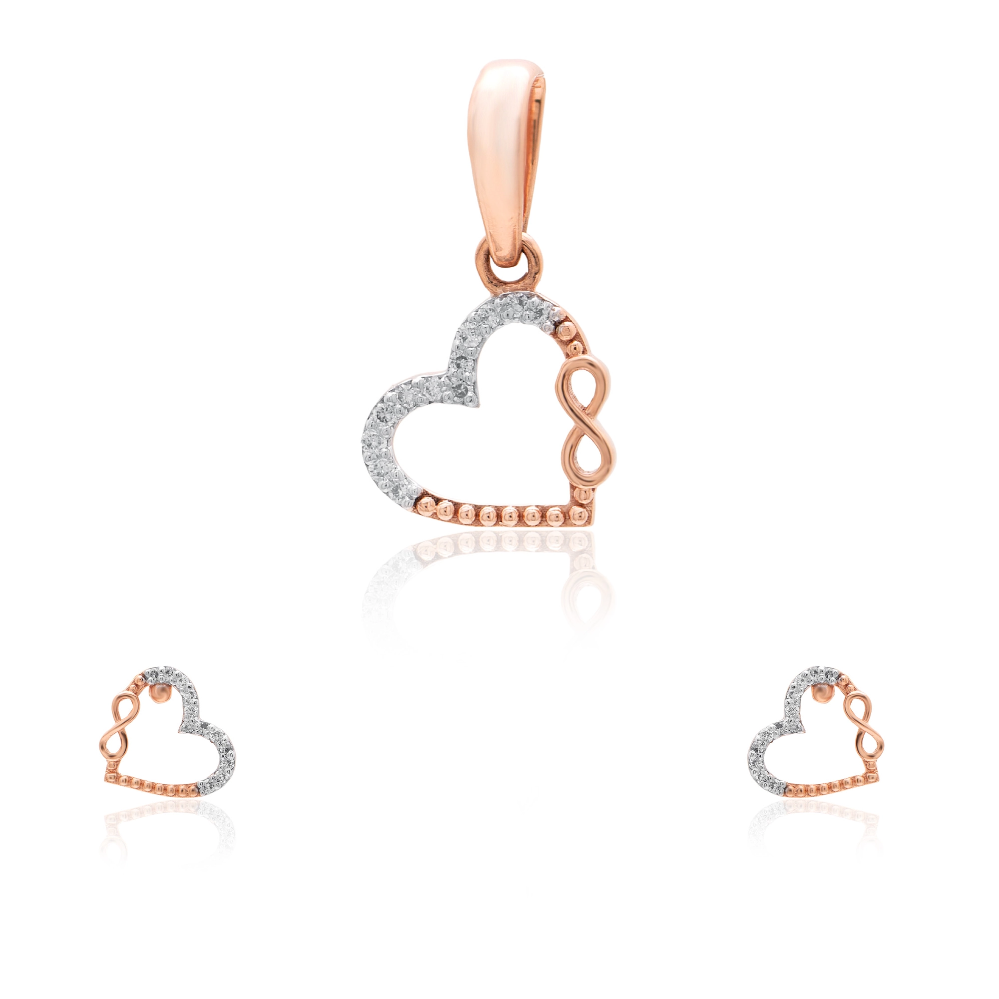 Rose Gold Diamond Pendant thumbnail 3