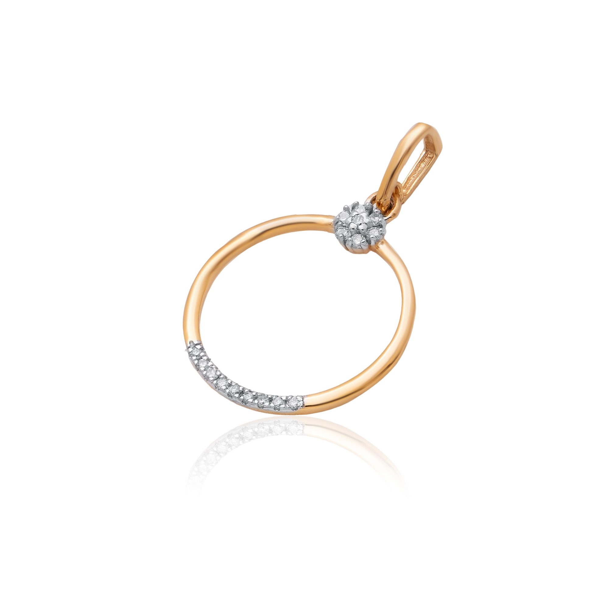Yellow Gold Diamond Pendant thumbnail 2