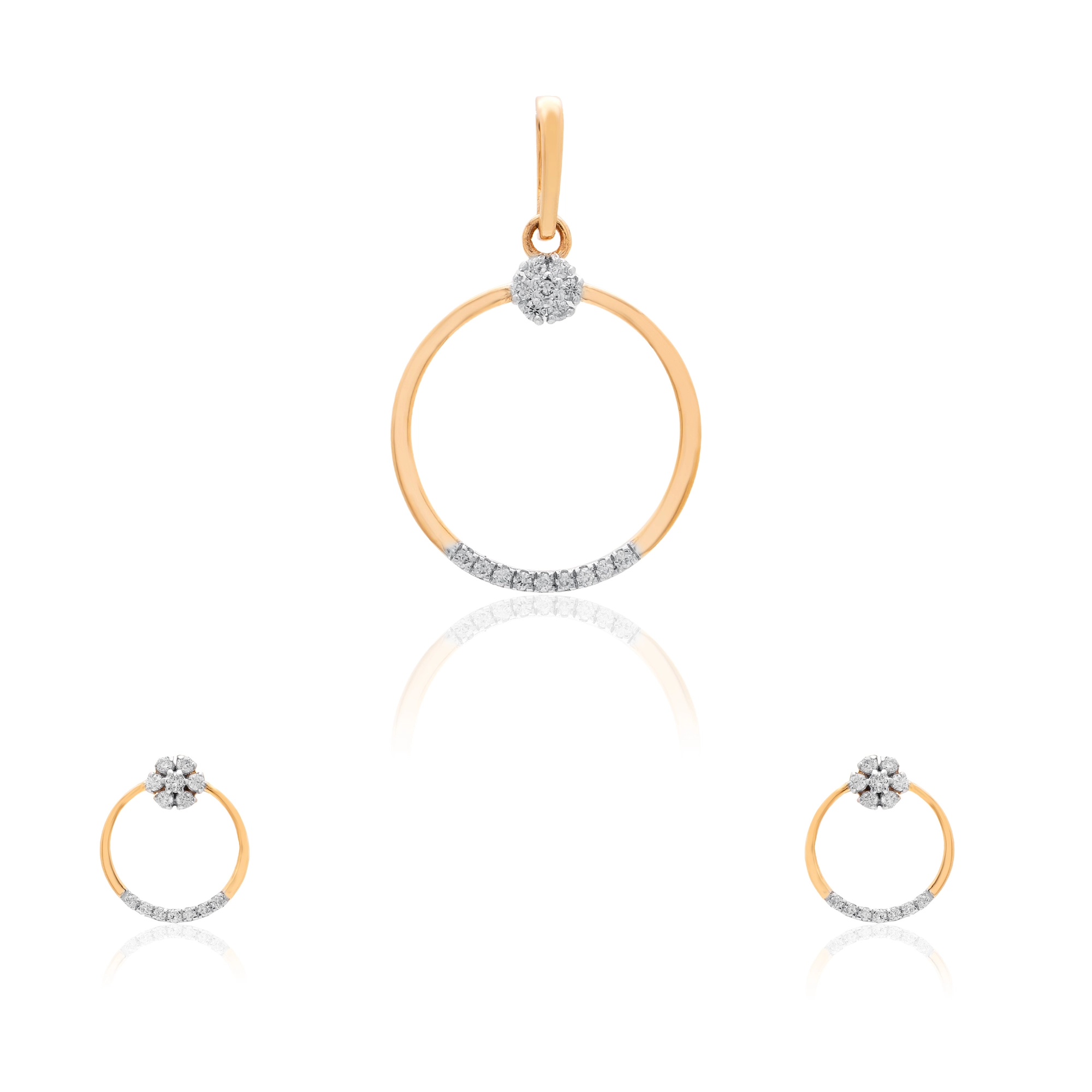Yellow Gold Diamond Pendant thumbnail 3