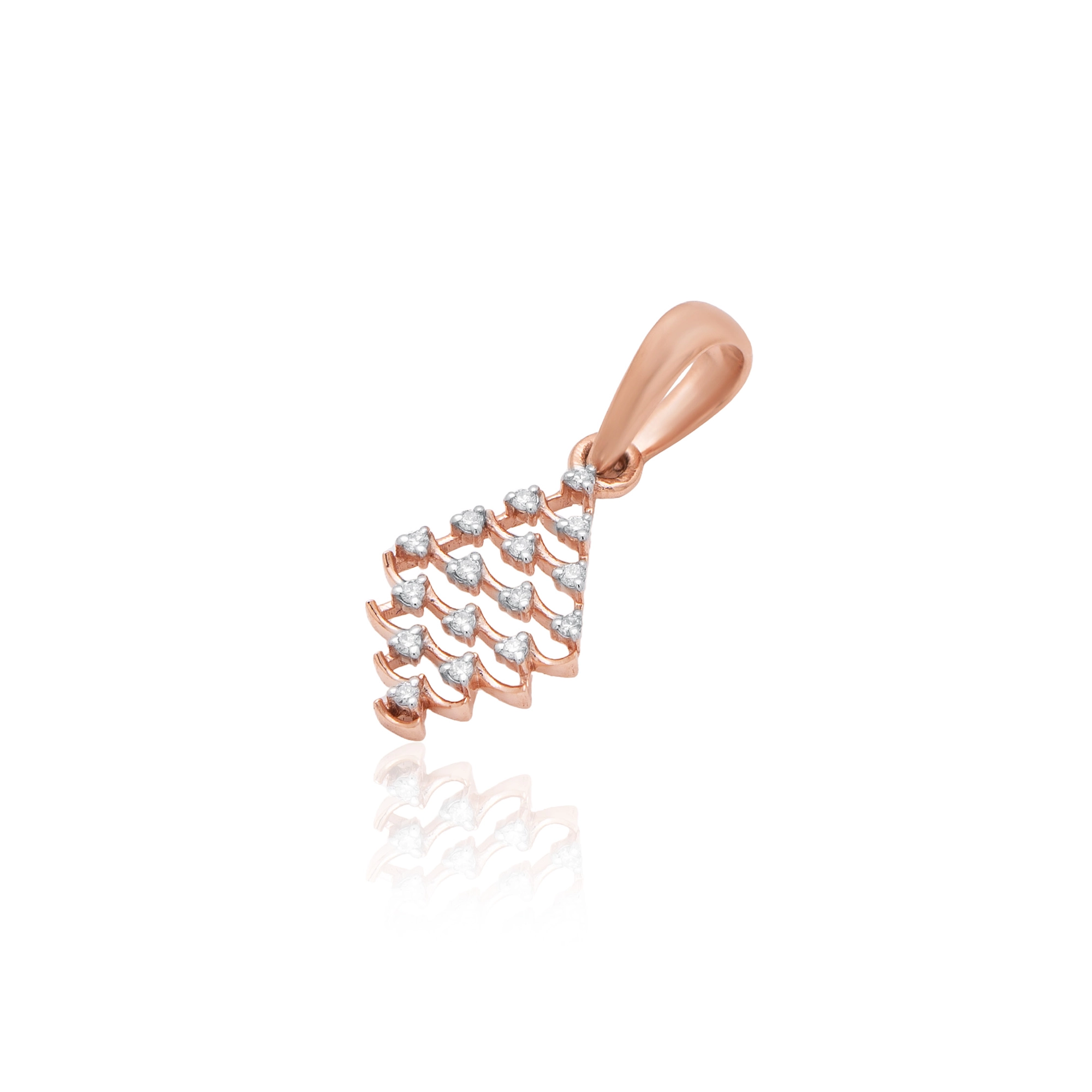 Rose Gold Diamond Pendant