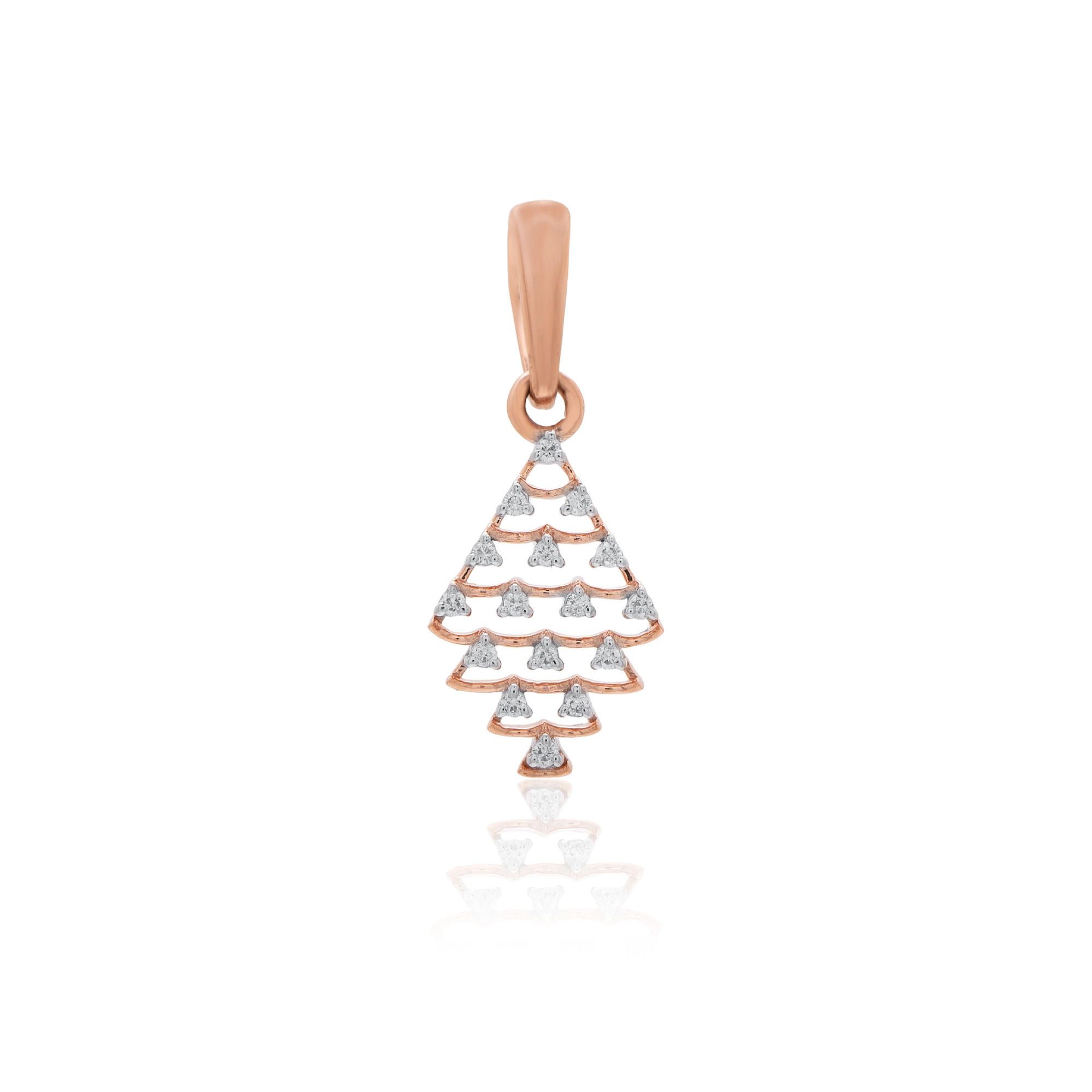 Rose Gold Diamond Pendant thumbnail 3