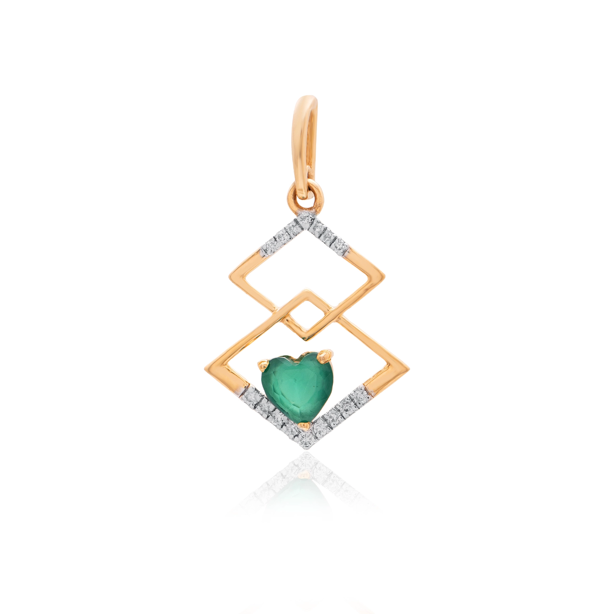 Yellow Gold Diamond Pendant